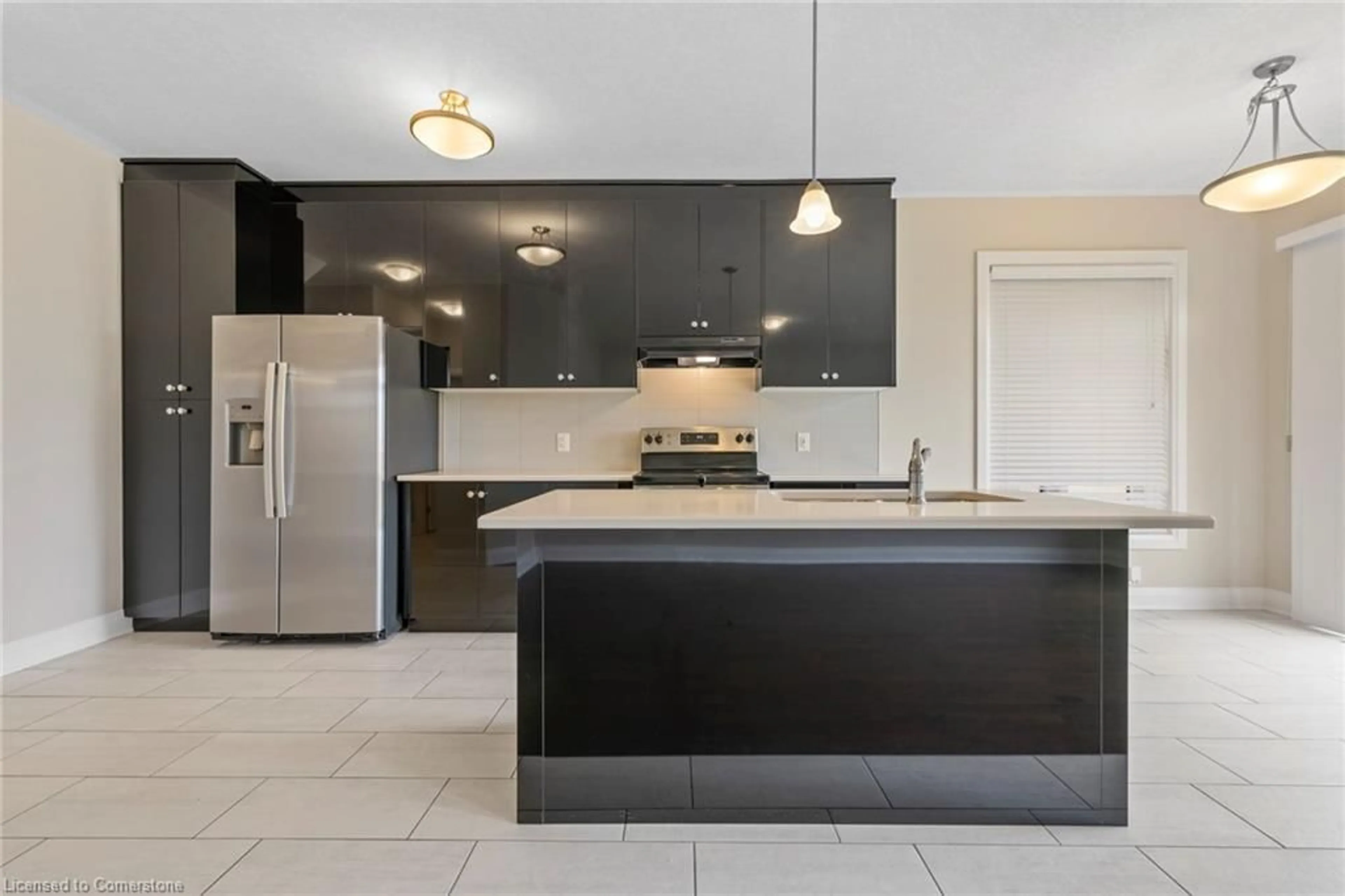 Contemporary kitchen, ceramic floors, cottage for 208 Woodbine Ave, Kitchener Ontario N2R 1Y5