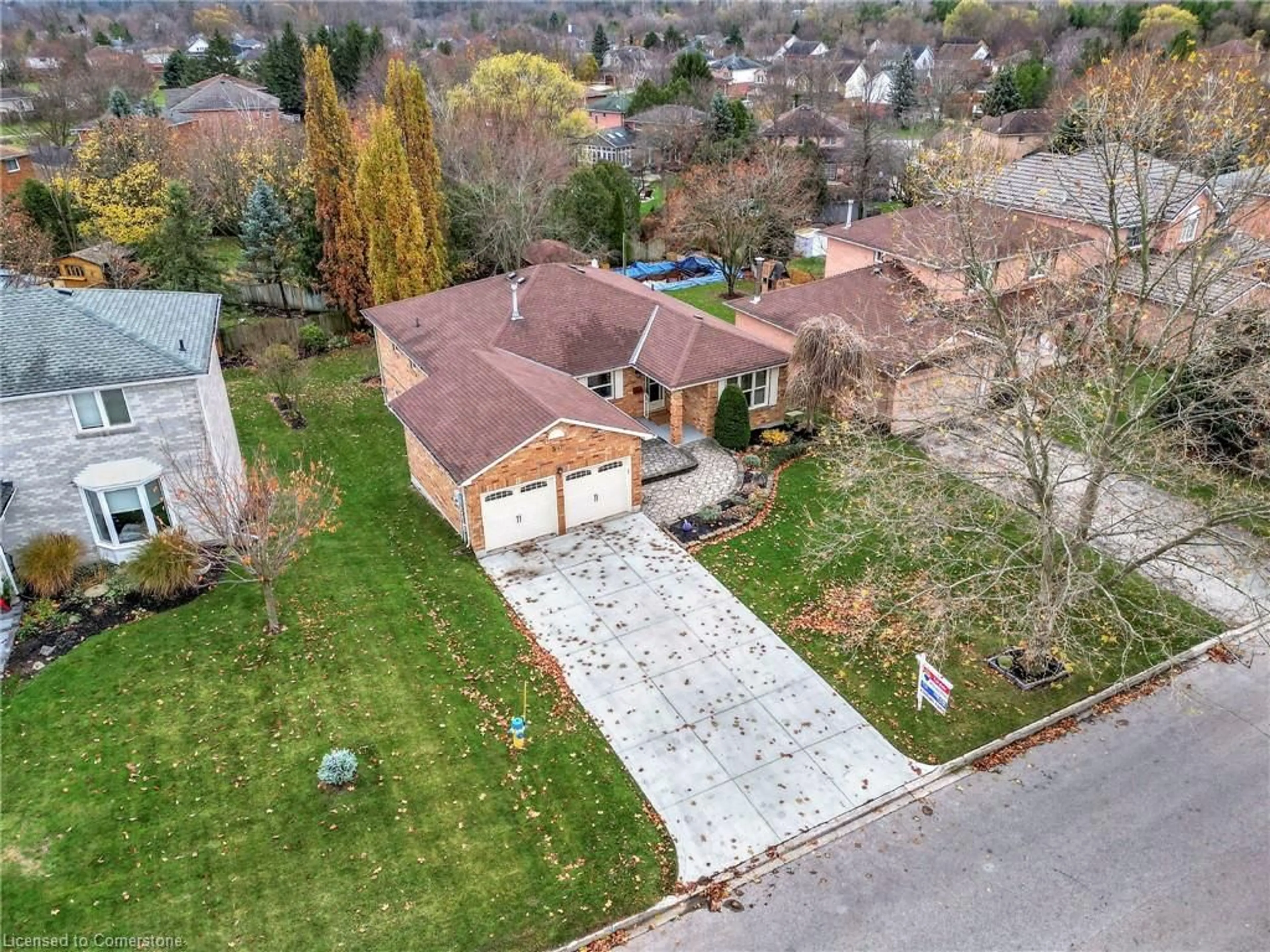 Frontside or backside of a home, the street view for 59 Nith River Way, Ayr Ontario N0B 1E0