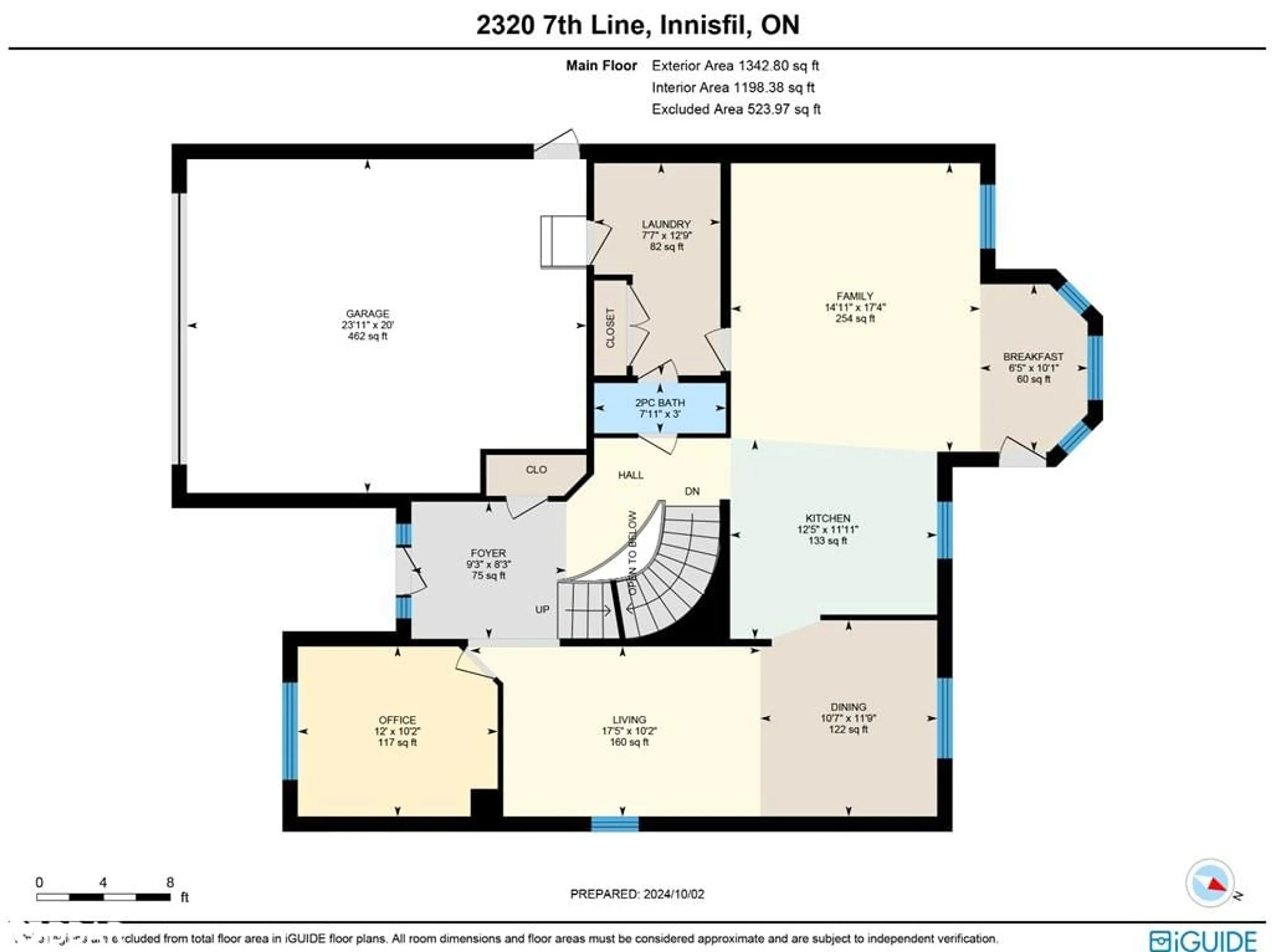 Floor plan for 2320 7th Line, Innisfil Ontario L9S 4H5