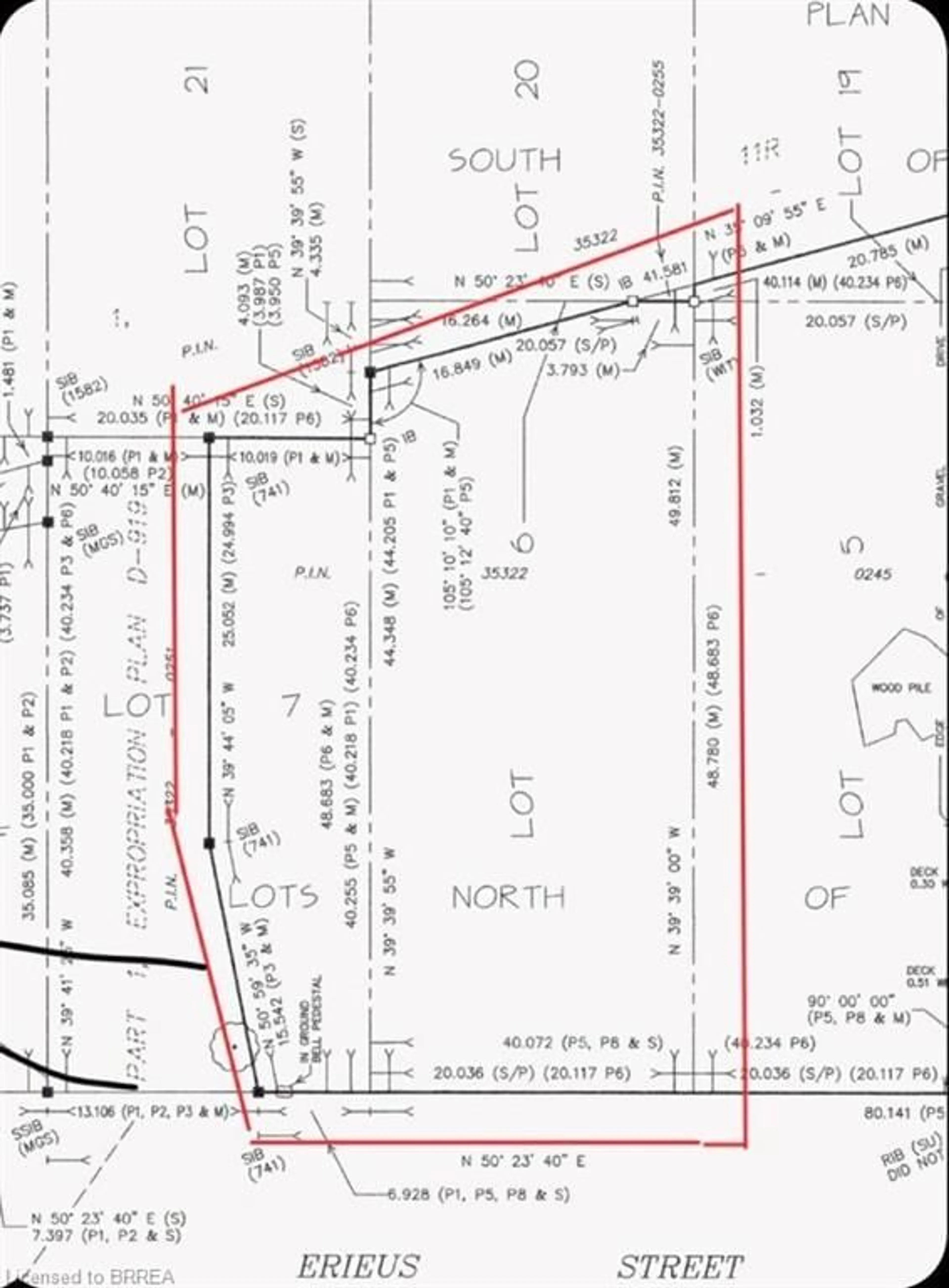 Picture of a map for 67 Robinson St, Port Burwell Ontario N0J 1T0