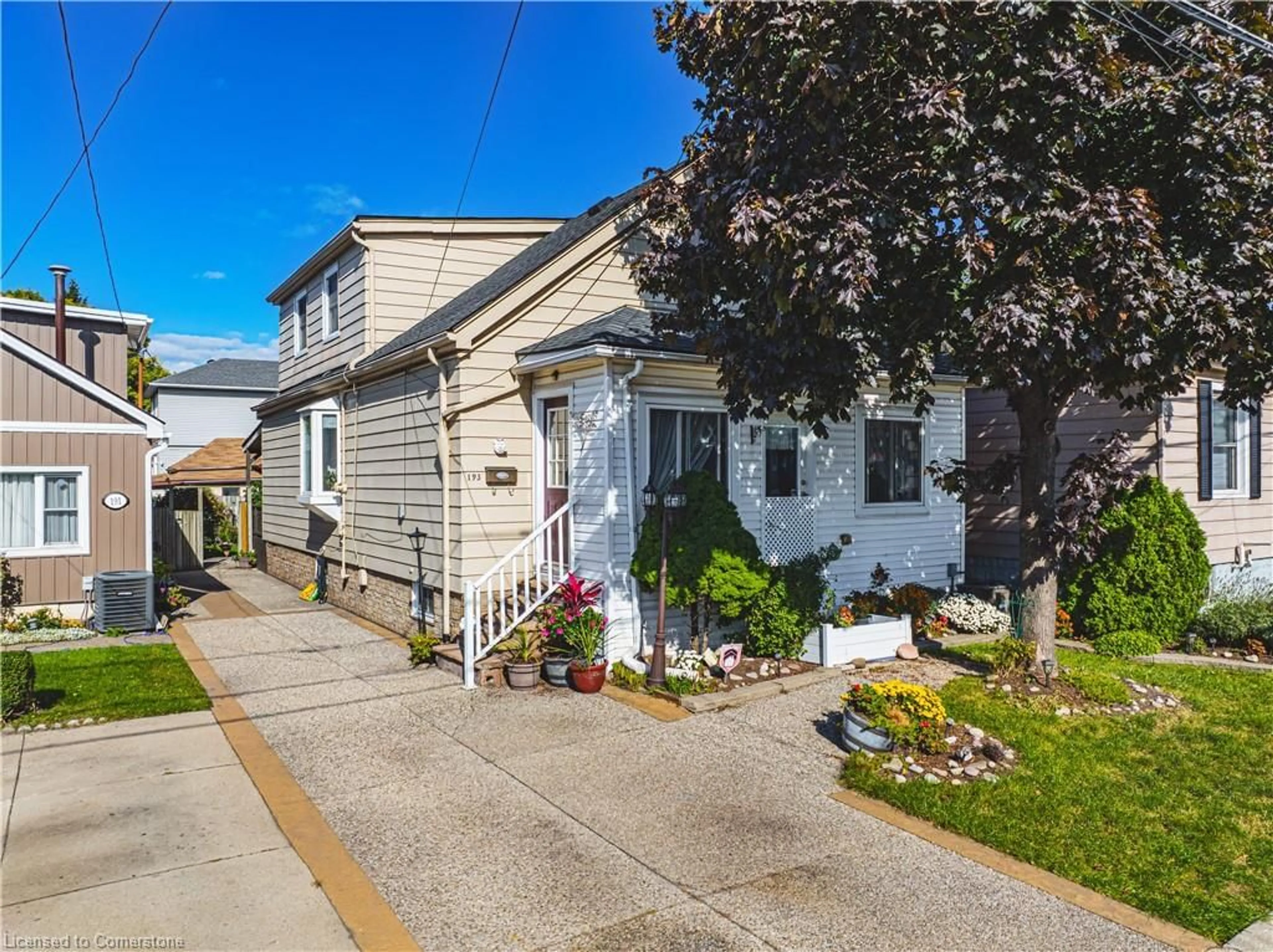 Frontside or backside of a home, the street view for 193 Campbell Ave, Hamilton Ontario L8H 2G5