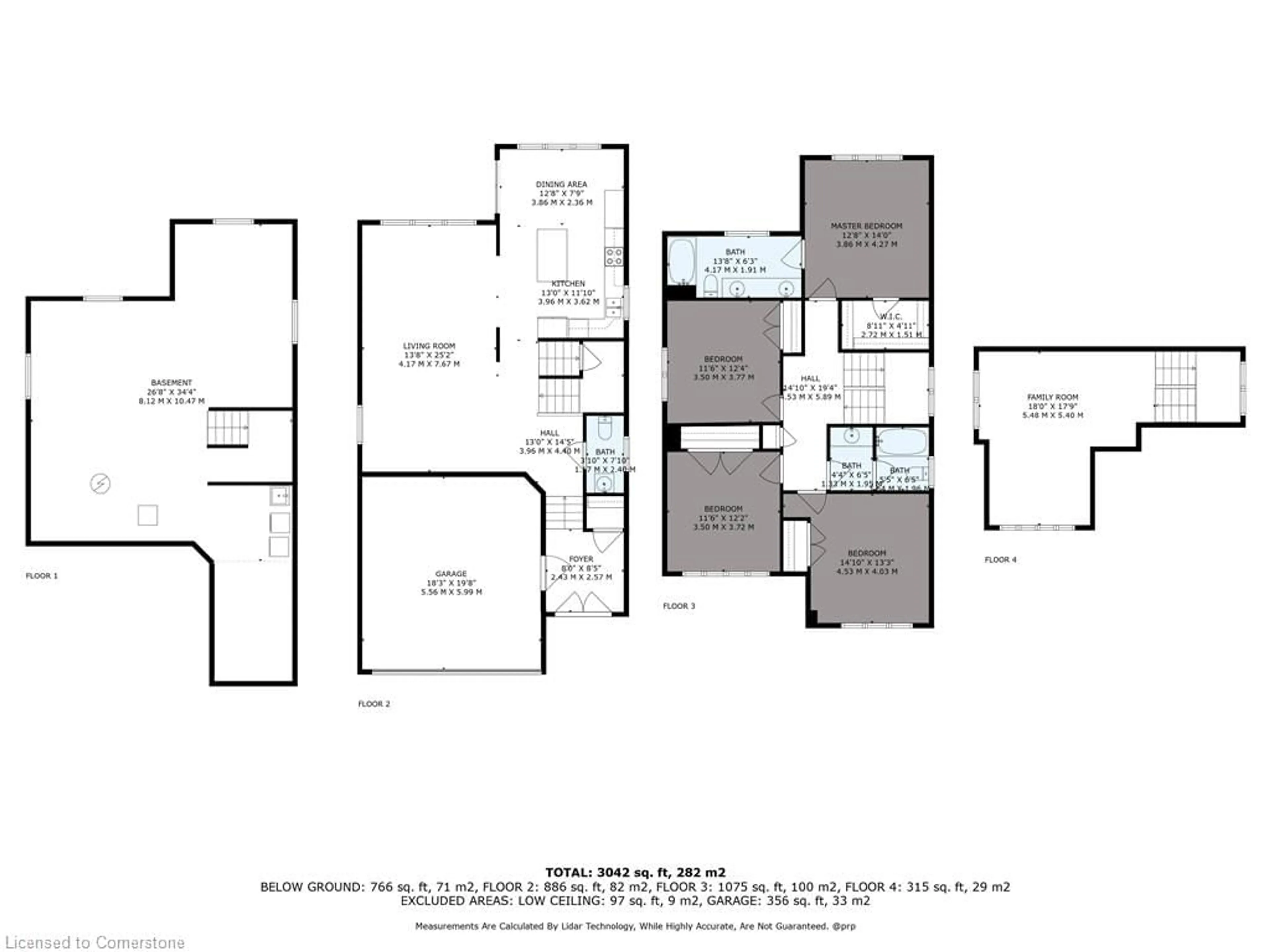 Floor plan for 218 Gravel Ridge Trail, Kitchener Ontario N2E 0E5