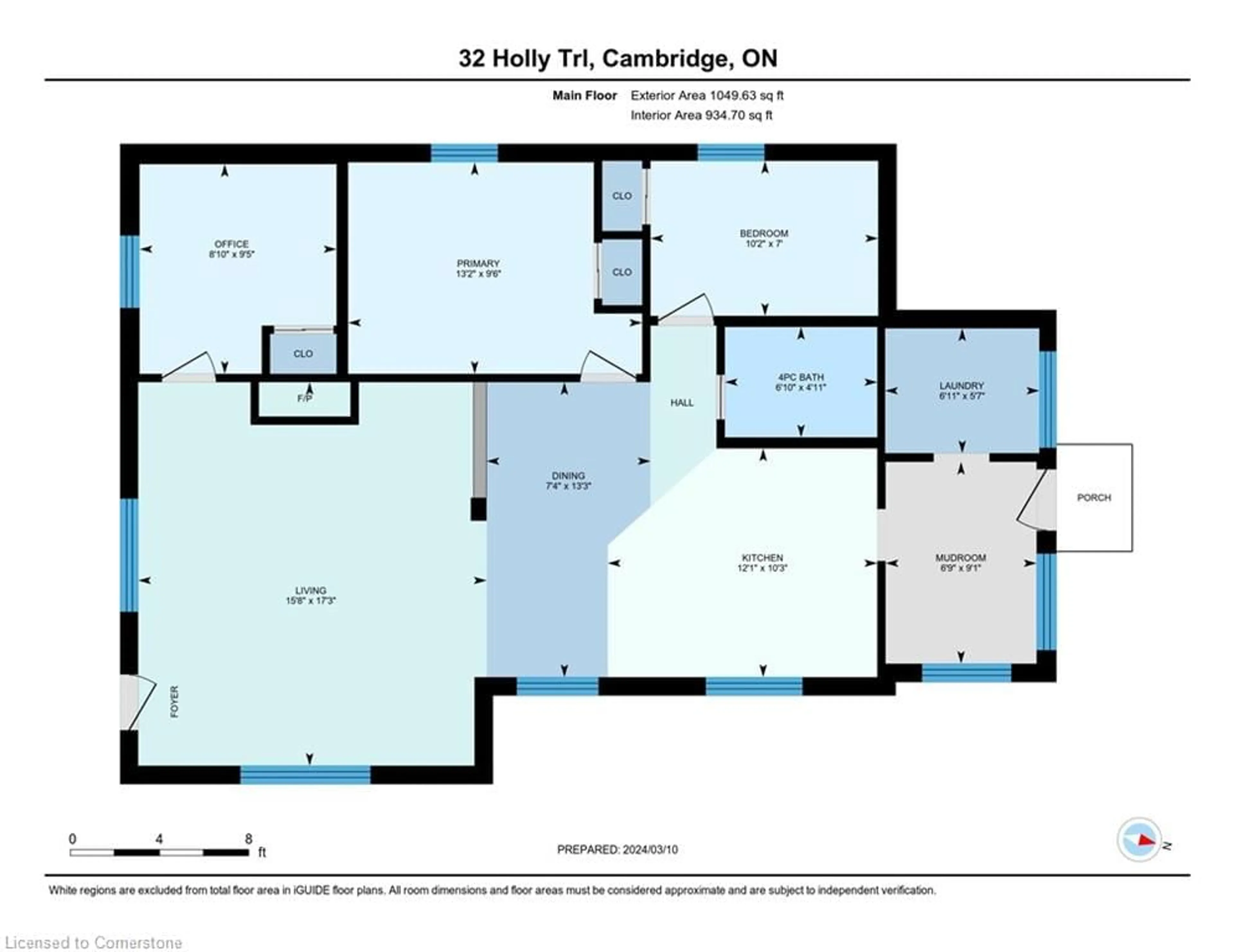 Floor plan for 32 Holly Trail, Puslinch Ontario N3C 2V4