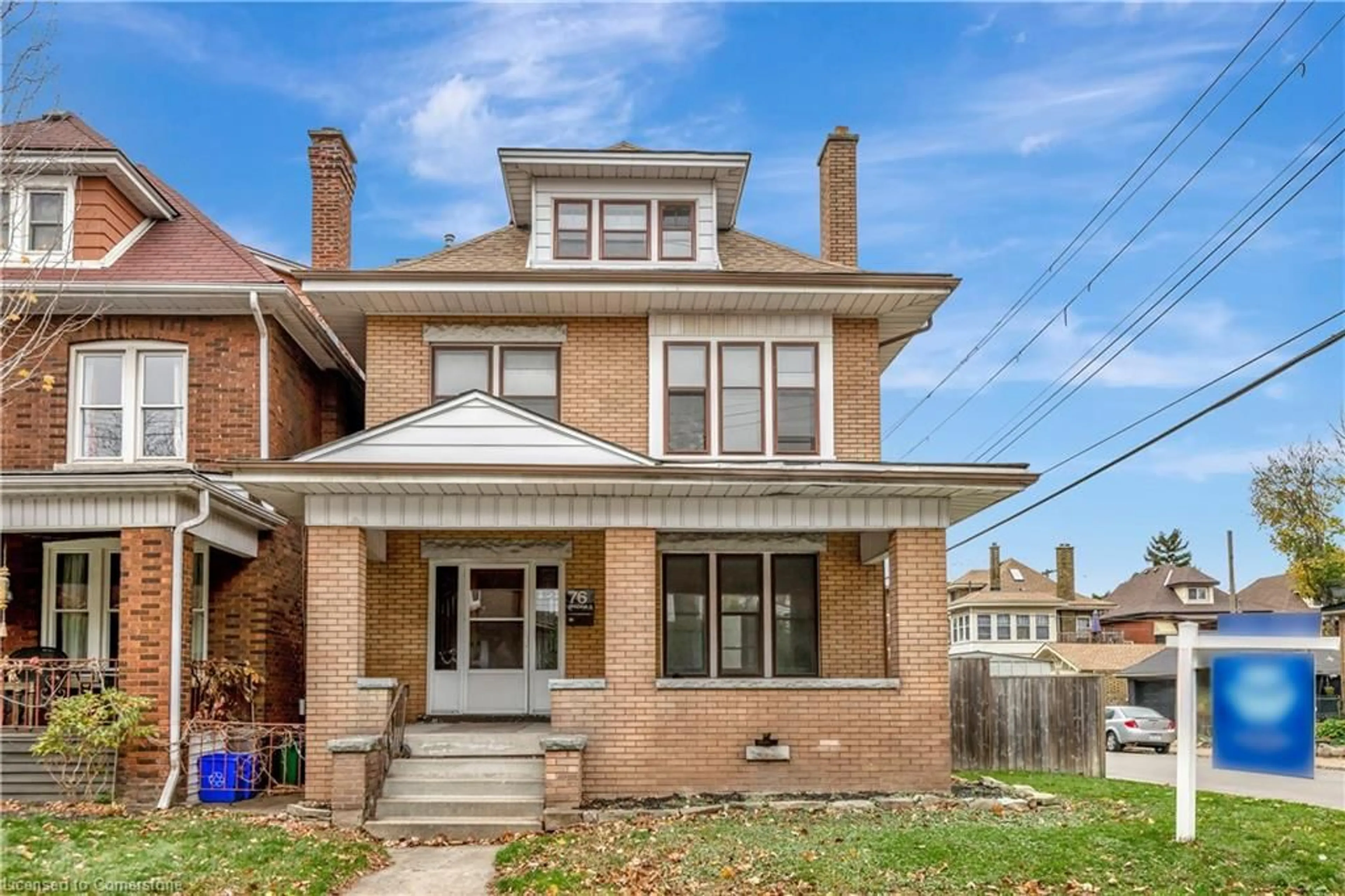 Home with brick exterior material for 76 Spadina Ave, Hamilton Ontario L8M 2X3