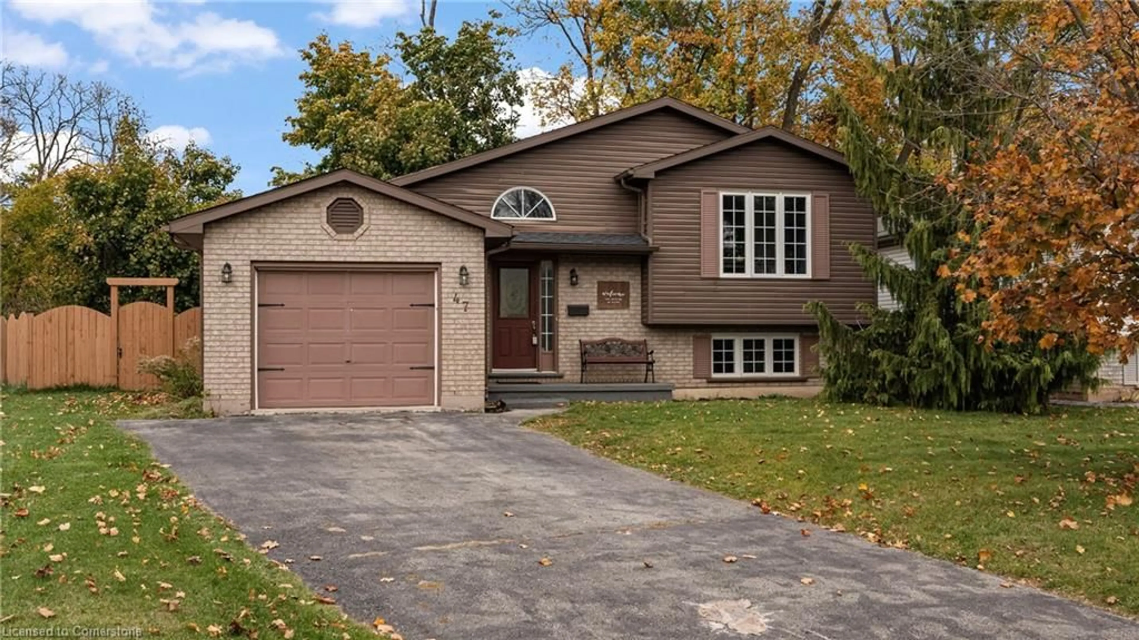 Home with brick exterior material for 47 Simson Ave, Simcoe Ontario N3Y 5G4