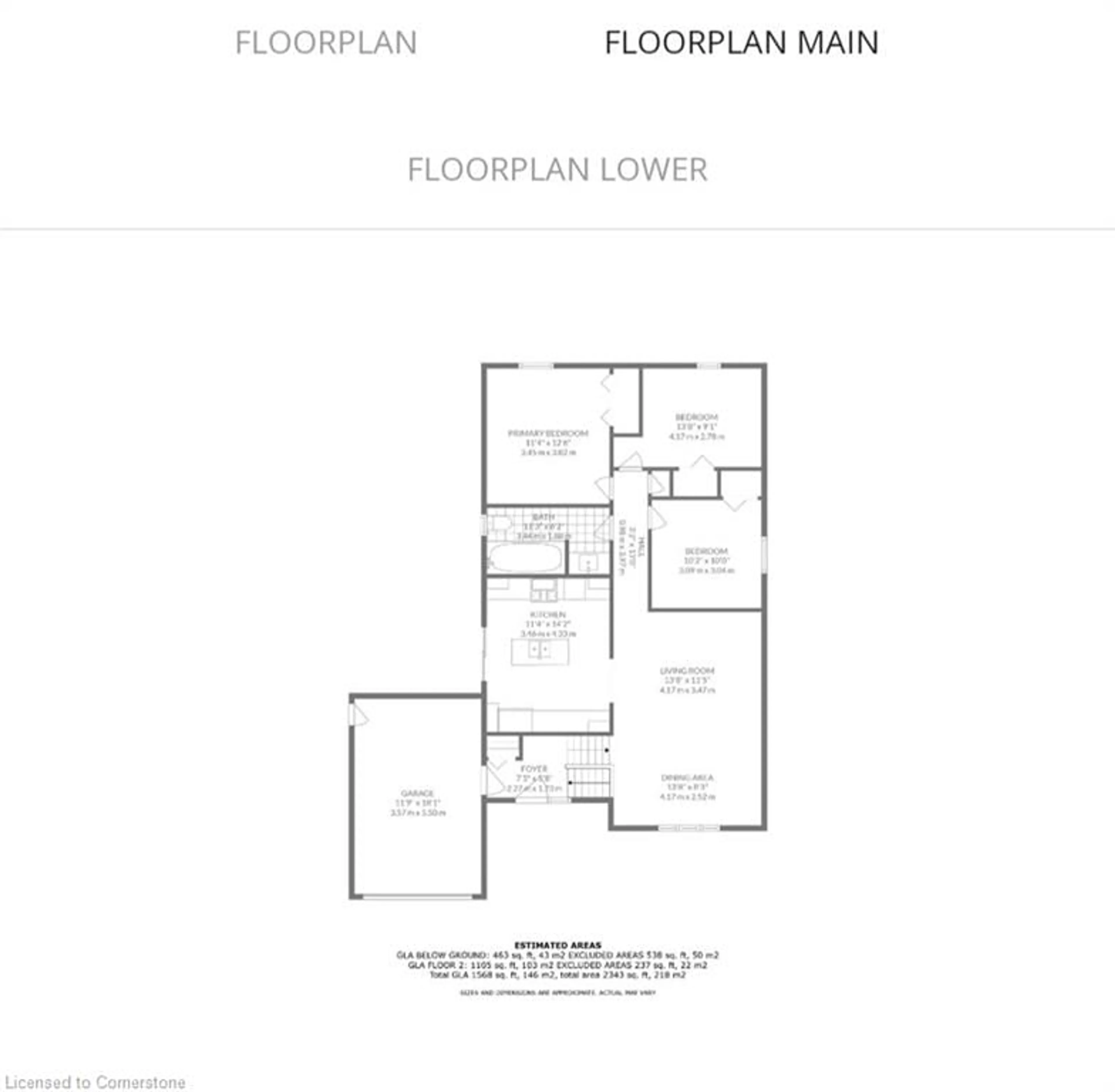 Floor plan for 47 Simson Ave, Simcoe Ontario N3Y 5G4