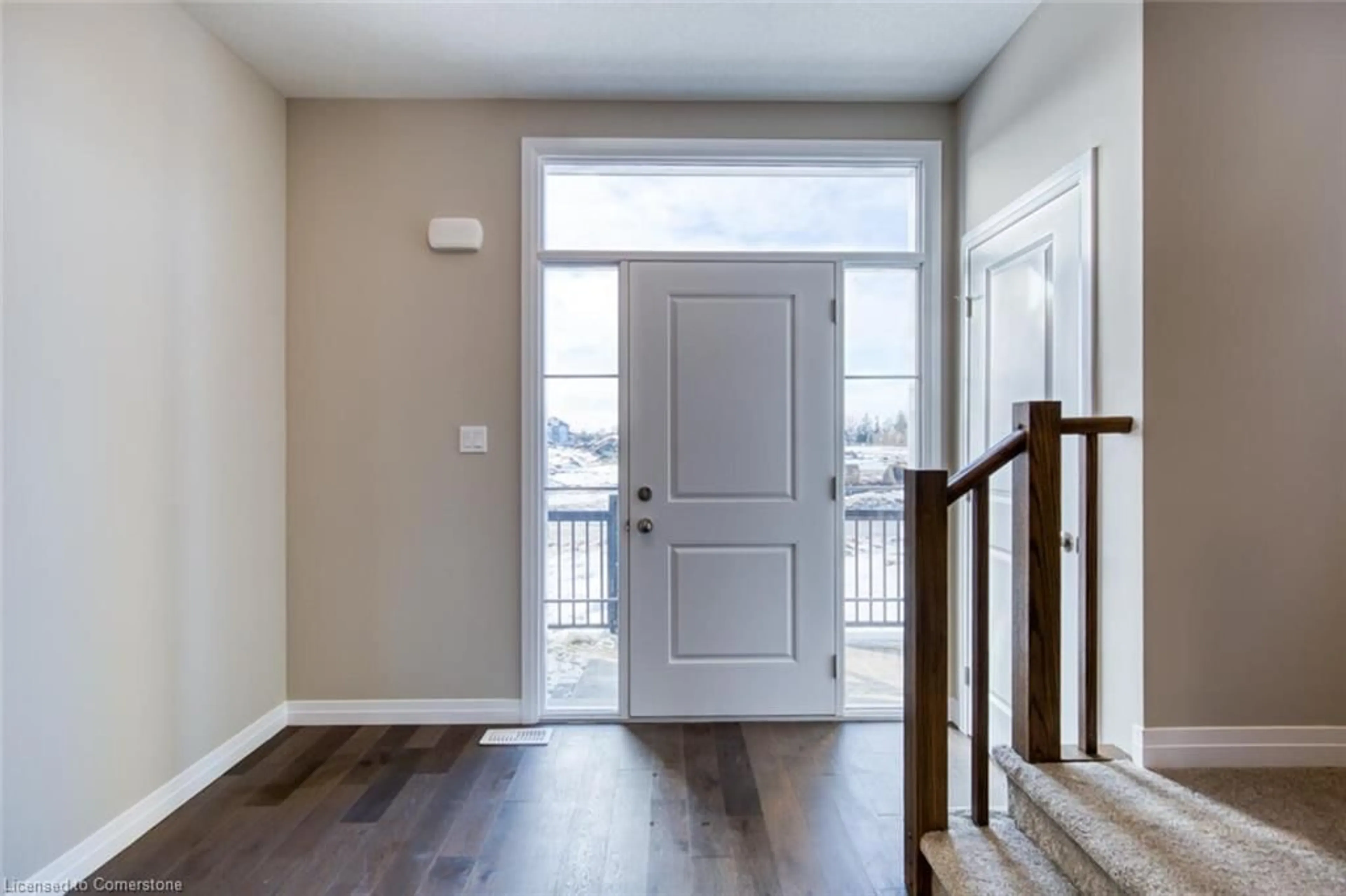 Indoor entryway, wood floors for 106 O.J. Gaffney Dr, Stratford Ontario N5A 0K9