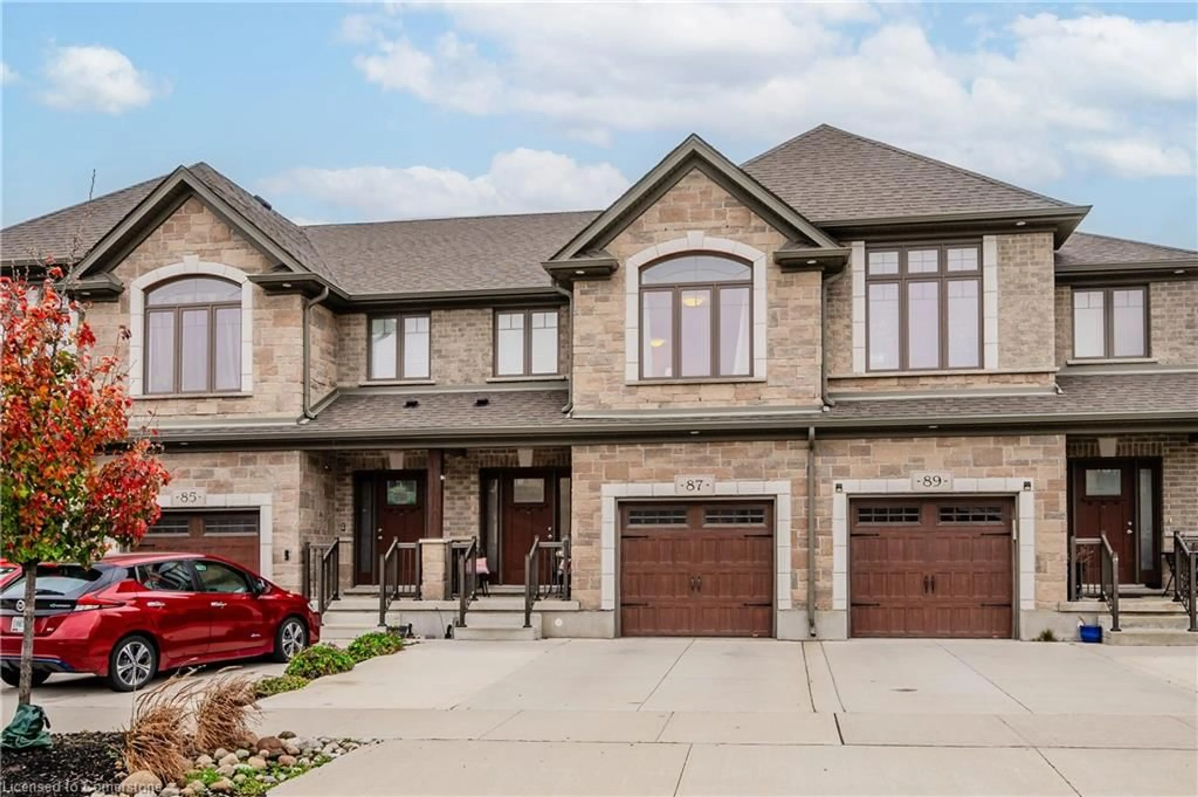 Home with brick exterior material for 87 Hollybrook Trail, Kitchener Ontario N2R 0M7