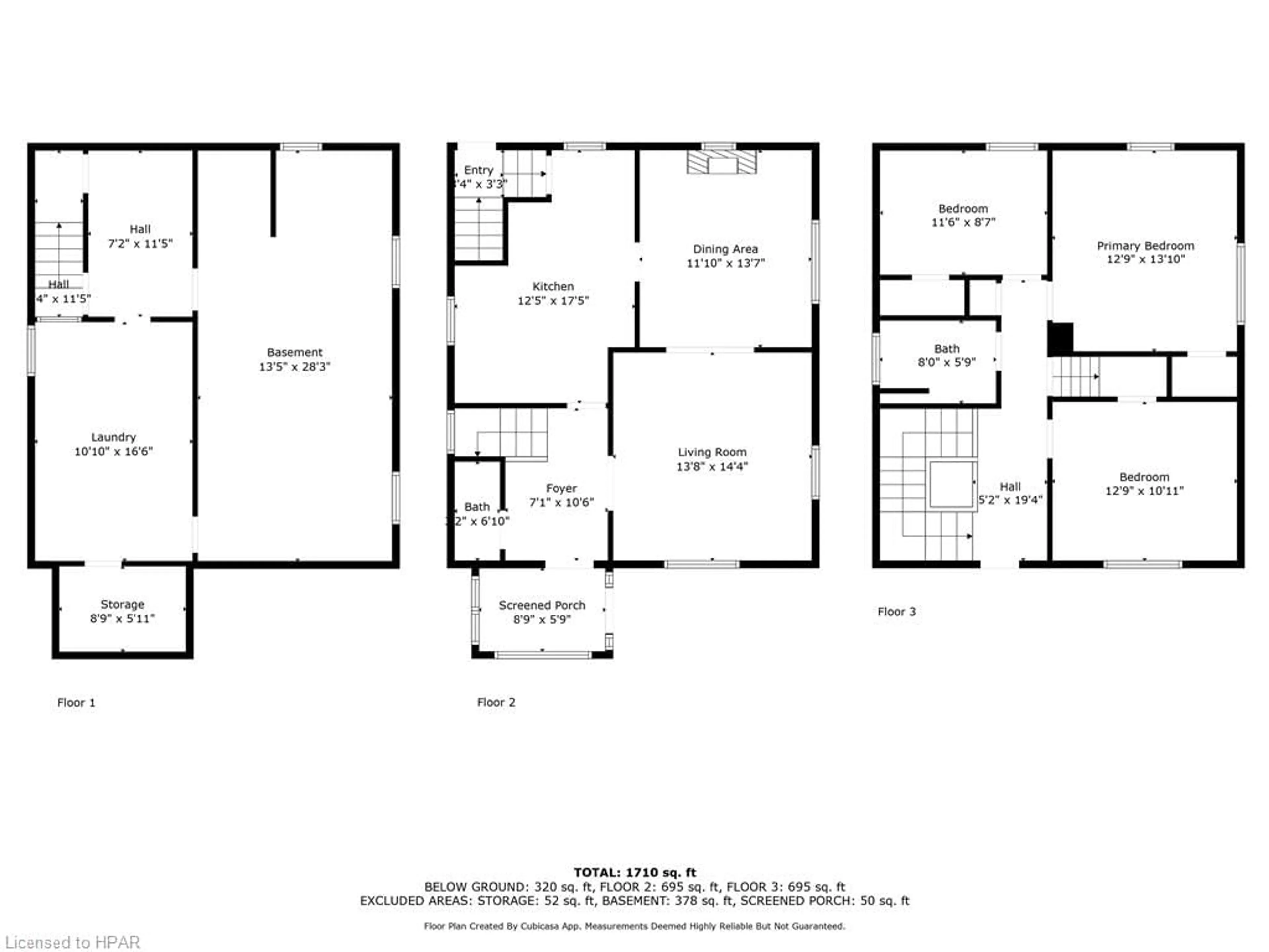 Floor plan for 150 East St, Goderich Ontario N7A 1N7