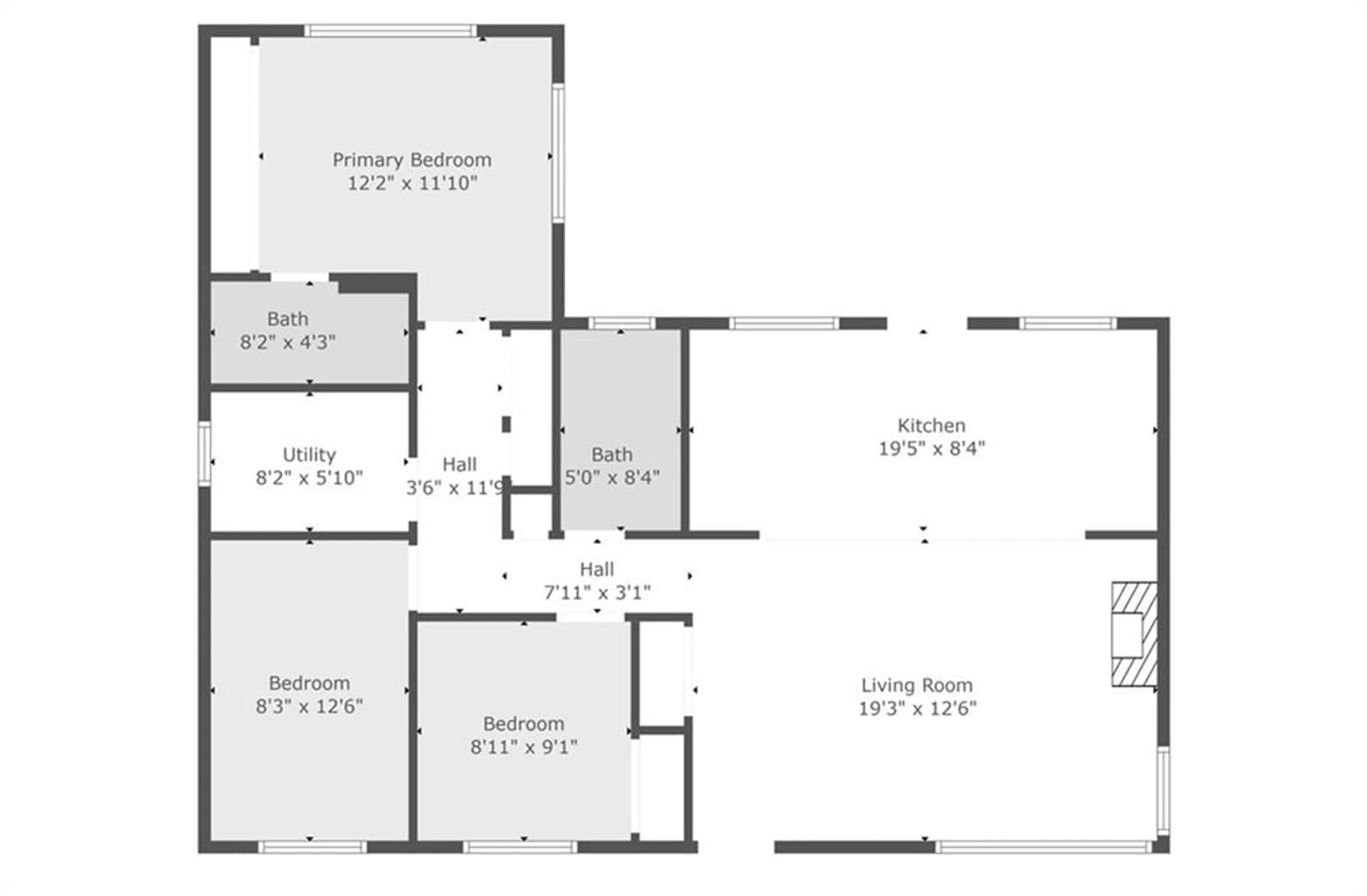 Floor plan for 1551 Gill Rd, Midhurst Ontario L0L 1X0