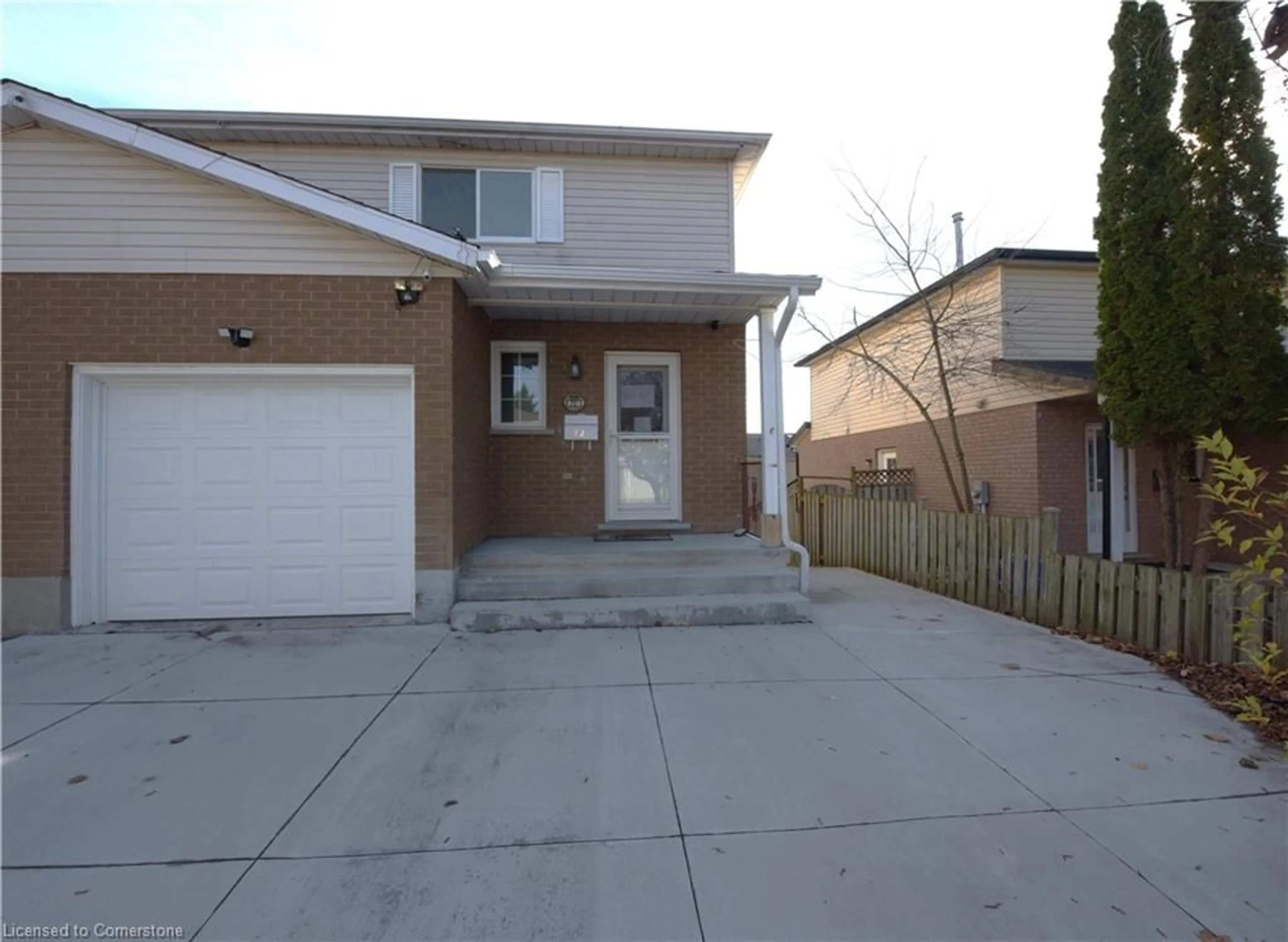 Frontside or backside of a home, the street view for 72 Nutcracker St, Cambridge Ontario N1T 1M1