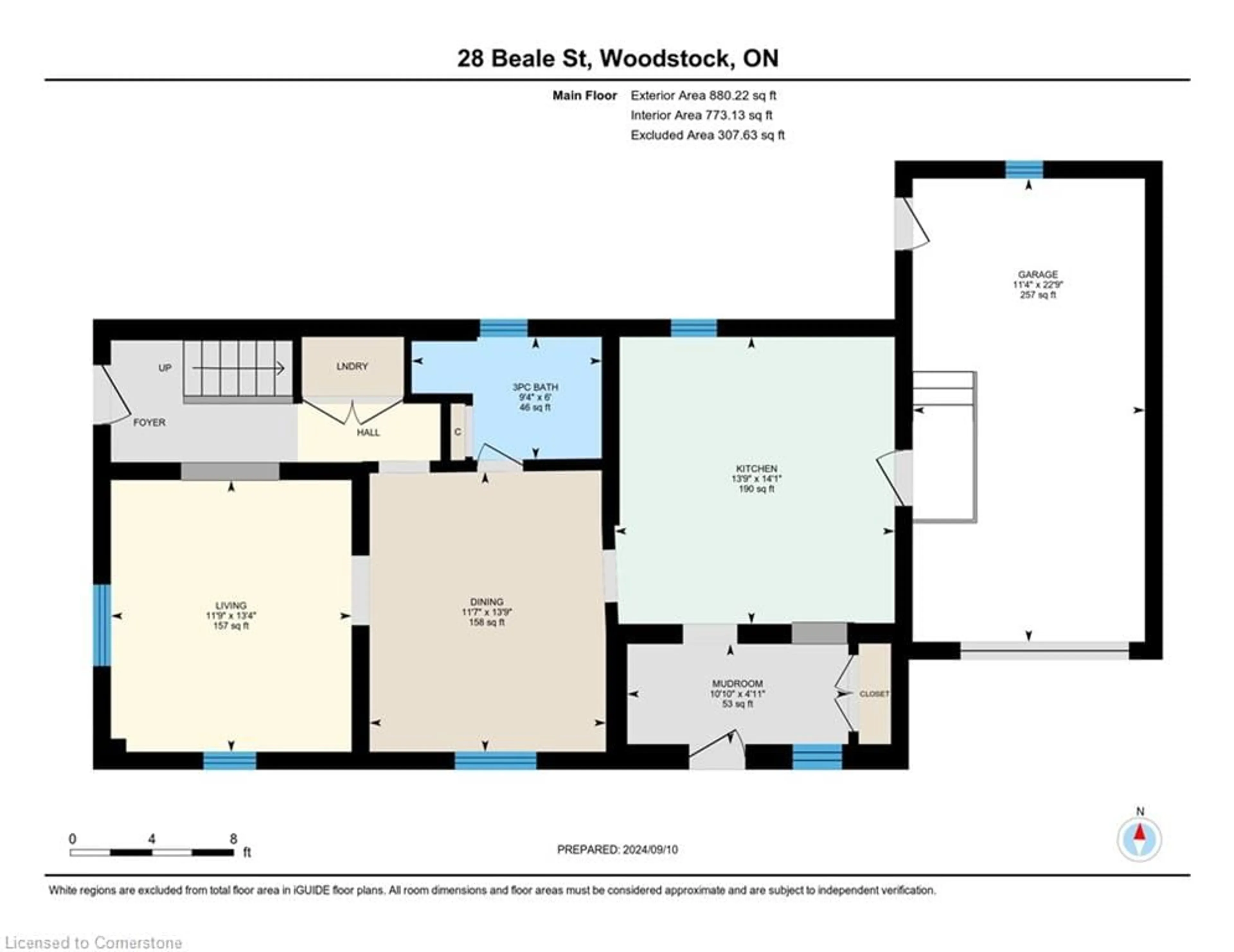 Floor plan for 28 Beale St, Woodstock Ontario N4S 6W9