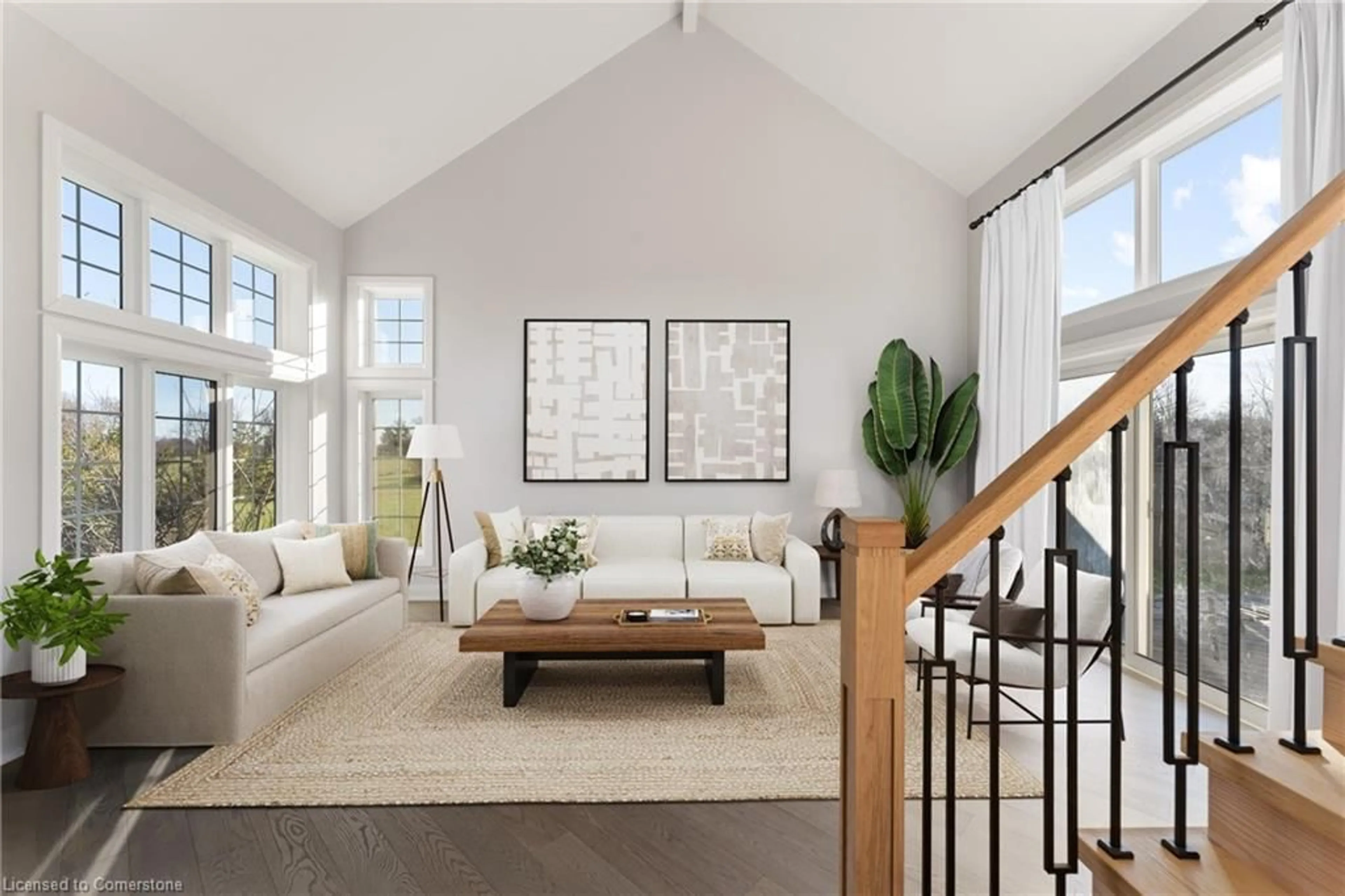 Living room, wood floors for 75642 Diltz Rd, Wainfleet Ontario N1A 2W2