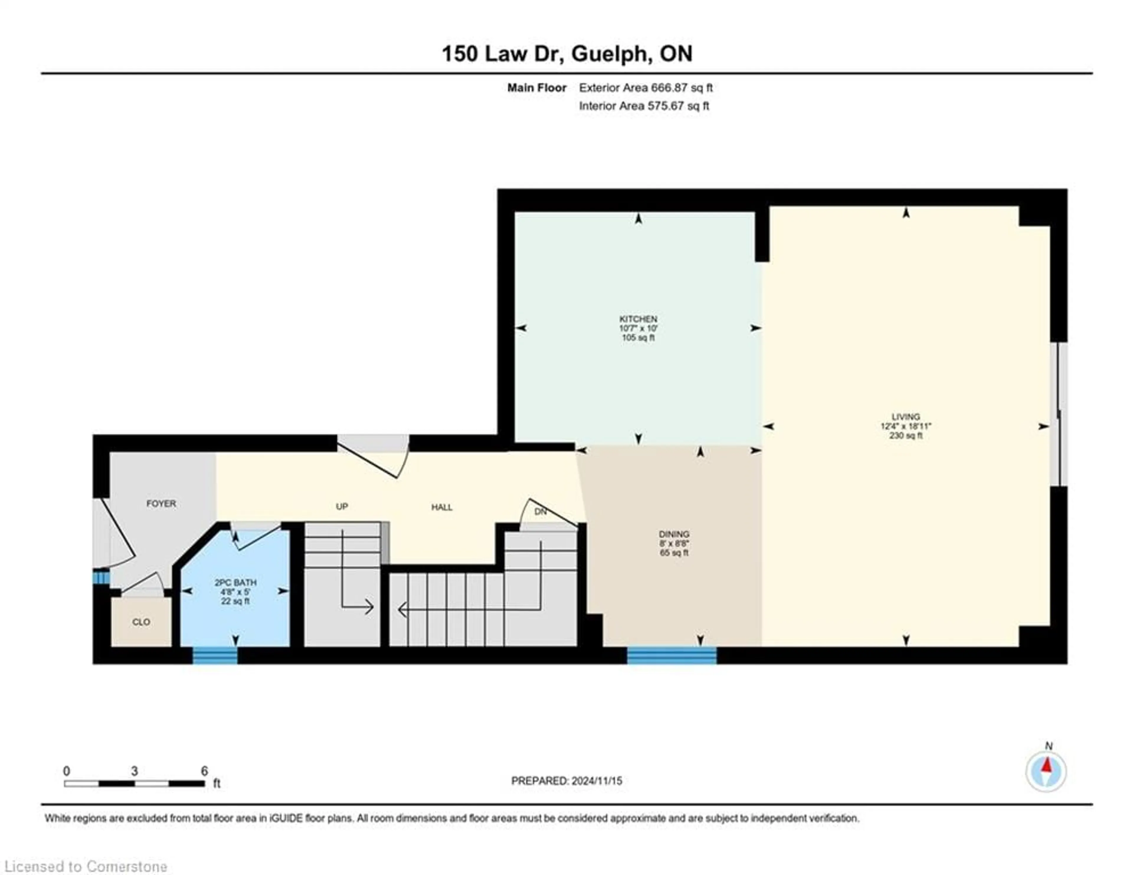 Floor plan for 150 Law Dr, Guelph Ontario N1E 0M2