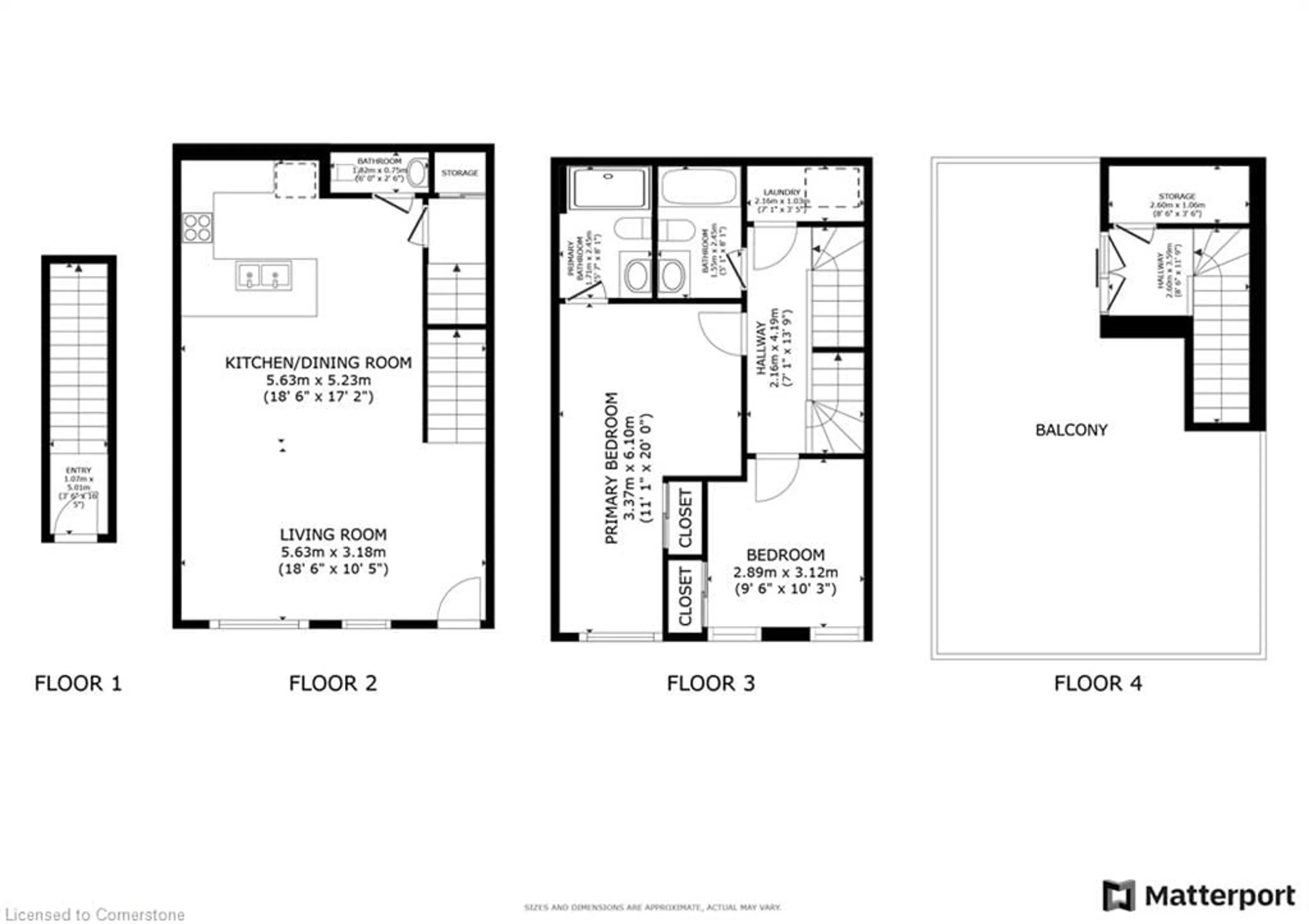 Floor plan for 657 Cricklewood Drive #507, Mississauga Ontario L5G 0B8