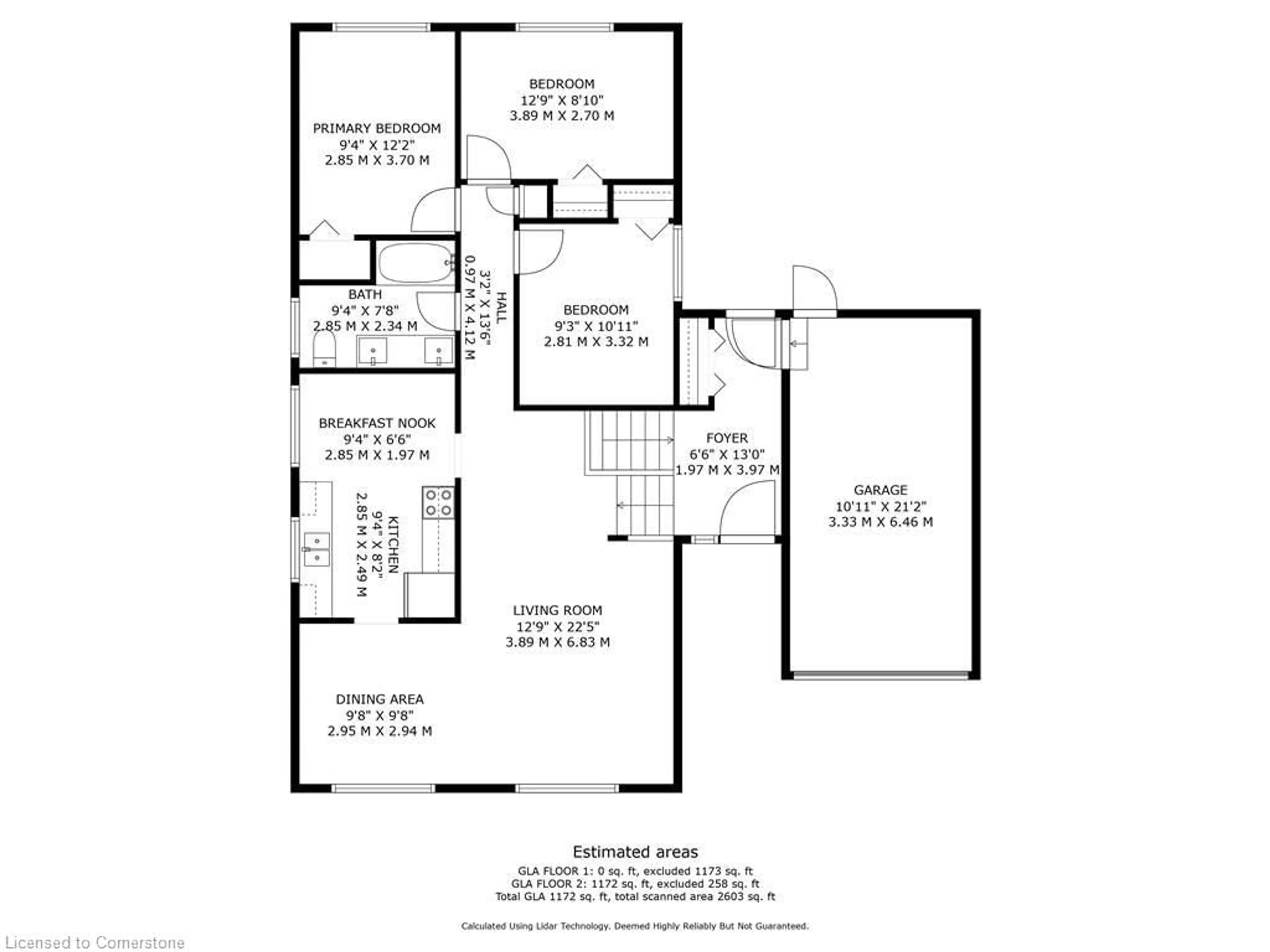 Floor plan for 47 Jasmine St, Hamilton Ontario L8V 2N1