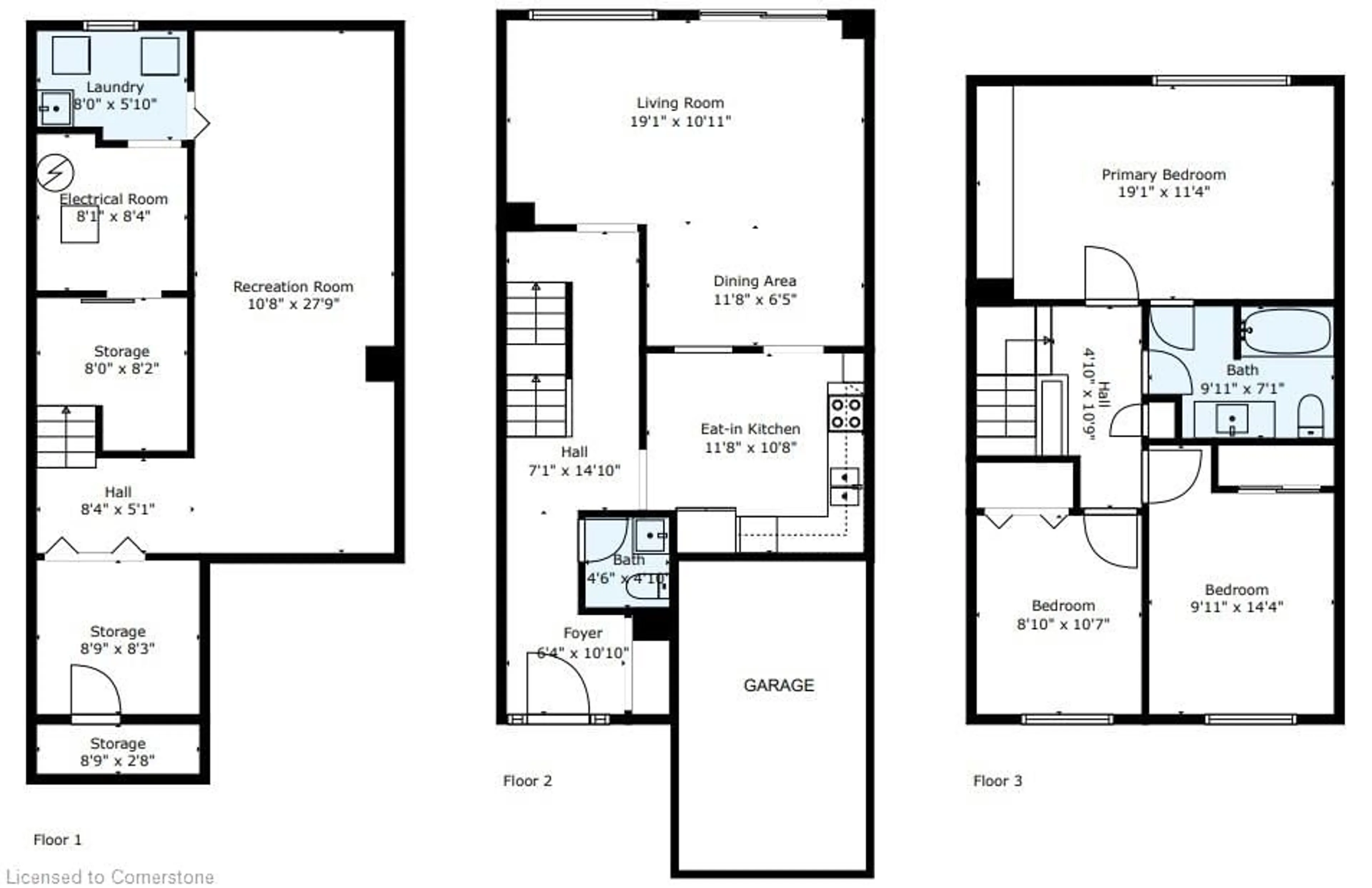 Floor plan for 1584 Newlands Cres #93, Burlington Ontario L7M 1V6