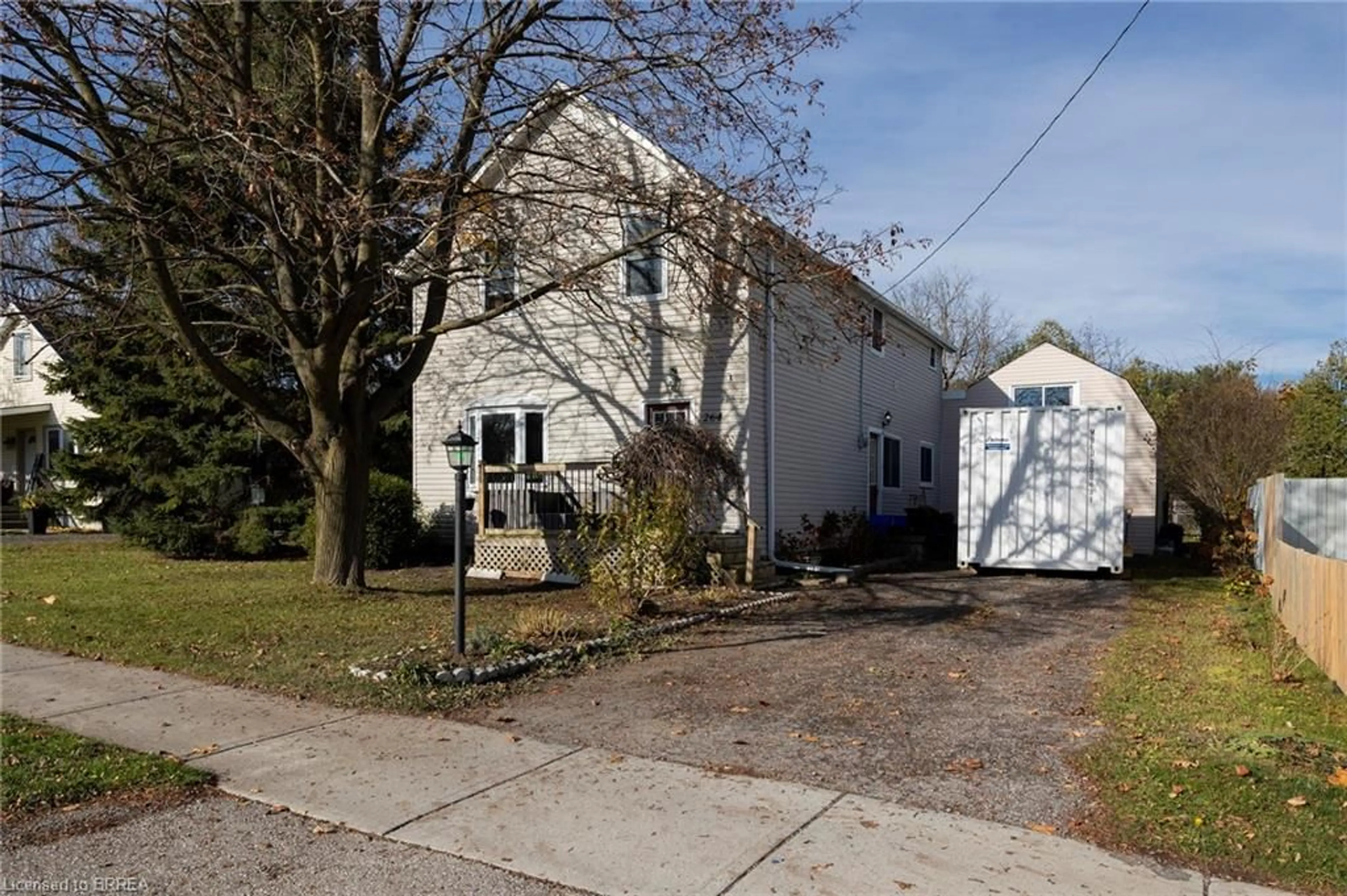 A pic from exterior of the house or condo, the street view for 264 Oakland Rd, Scotland Ontario N0E 1R0