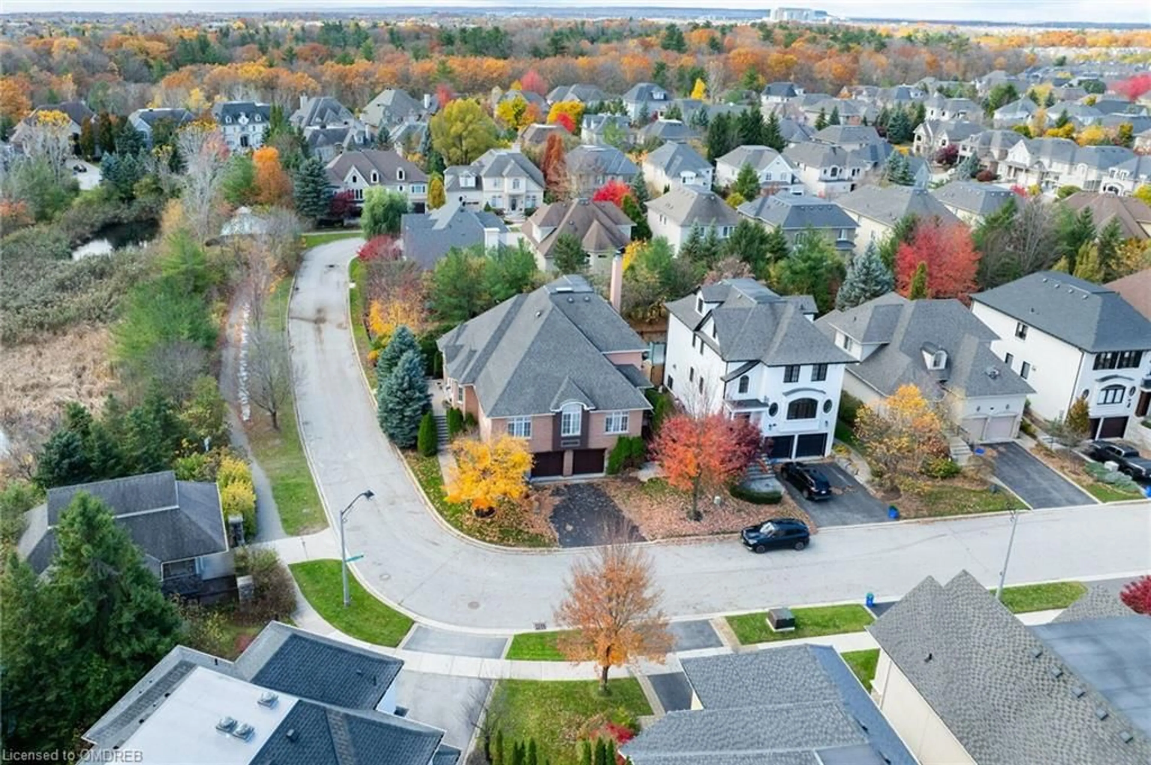 Frontside or backside of a home, the street view for 2184 Providence Rd, Oakville Ontario L6H 6Z2