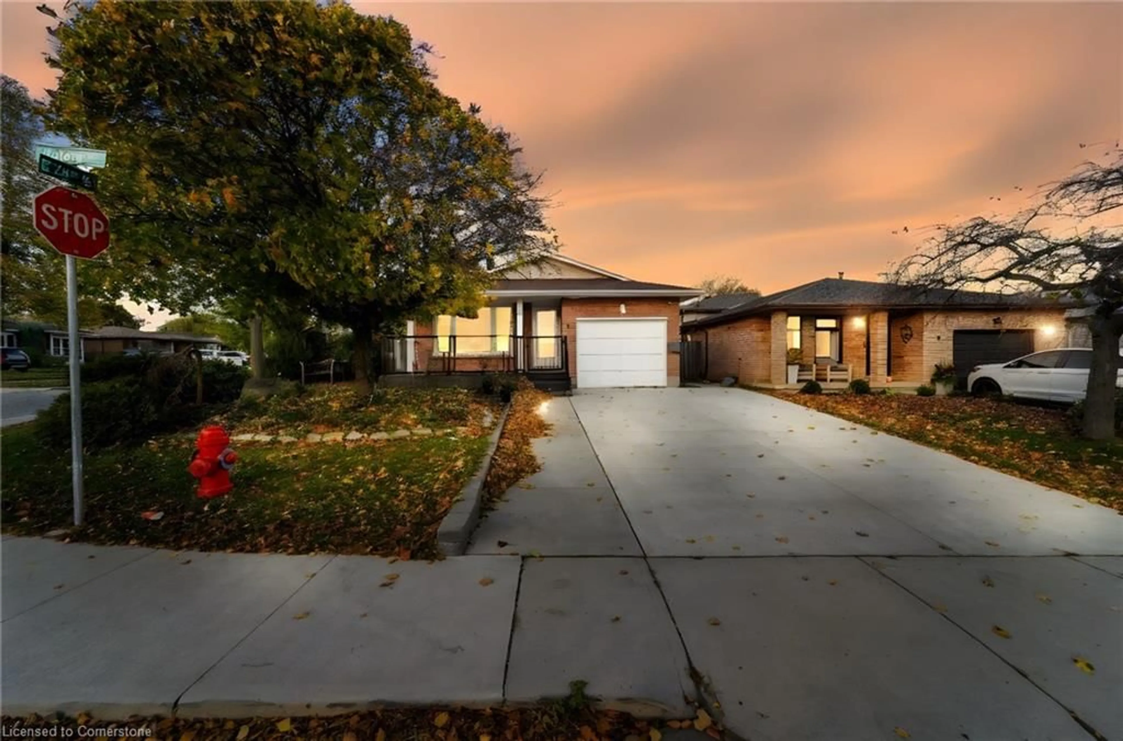 Frontside or backside of a home, the street view for 1 Halam Ave, Hamilton Ontario L8V 1Z2