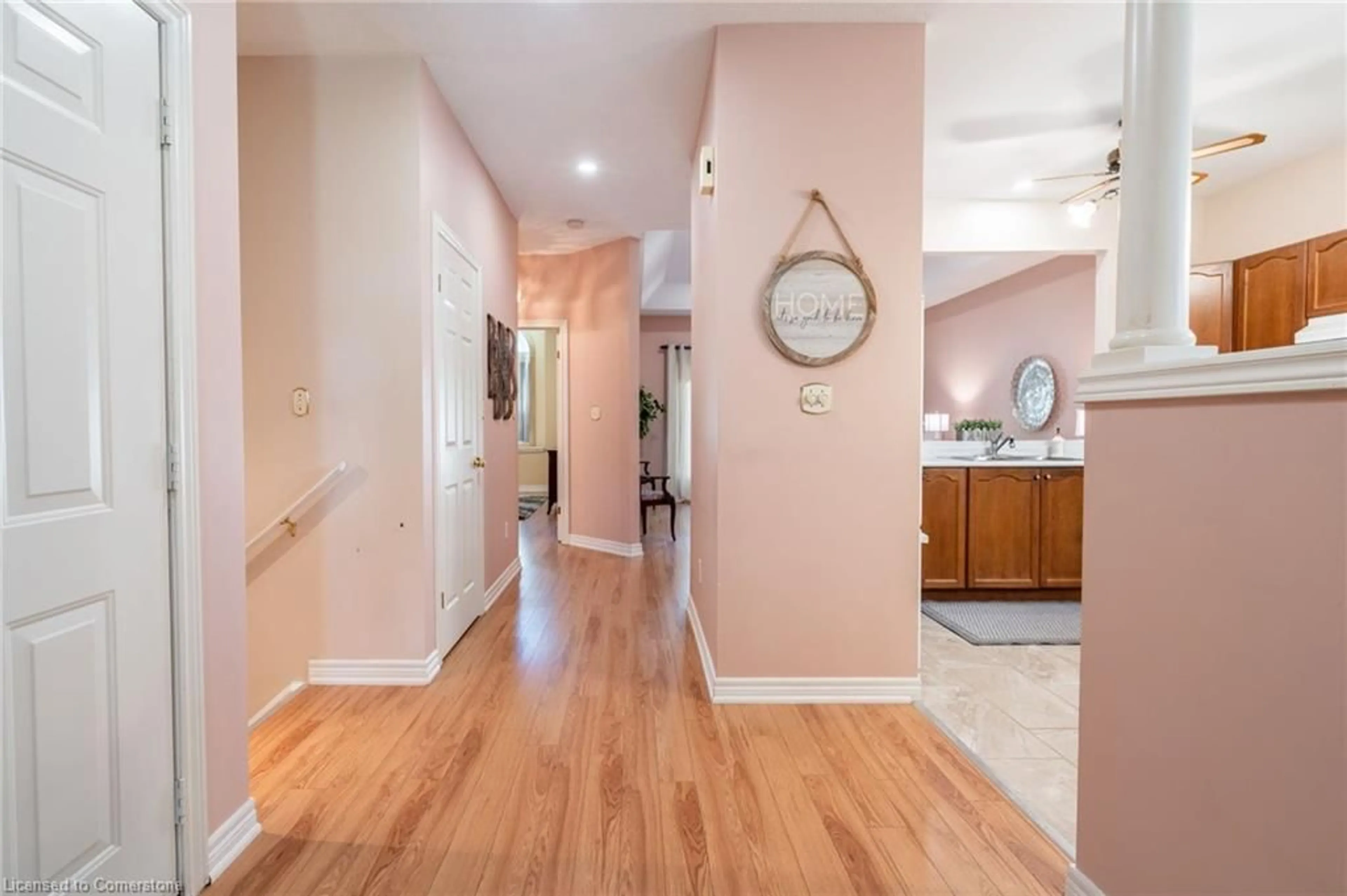 Indoor entryway, wood floors for 44 Greentrail Dr, Mount Hope Ontario L0R 1W0