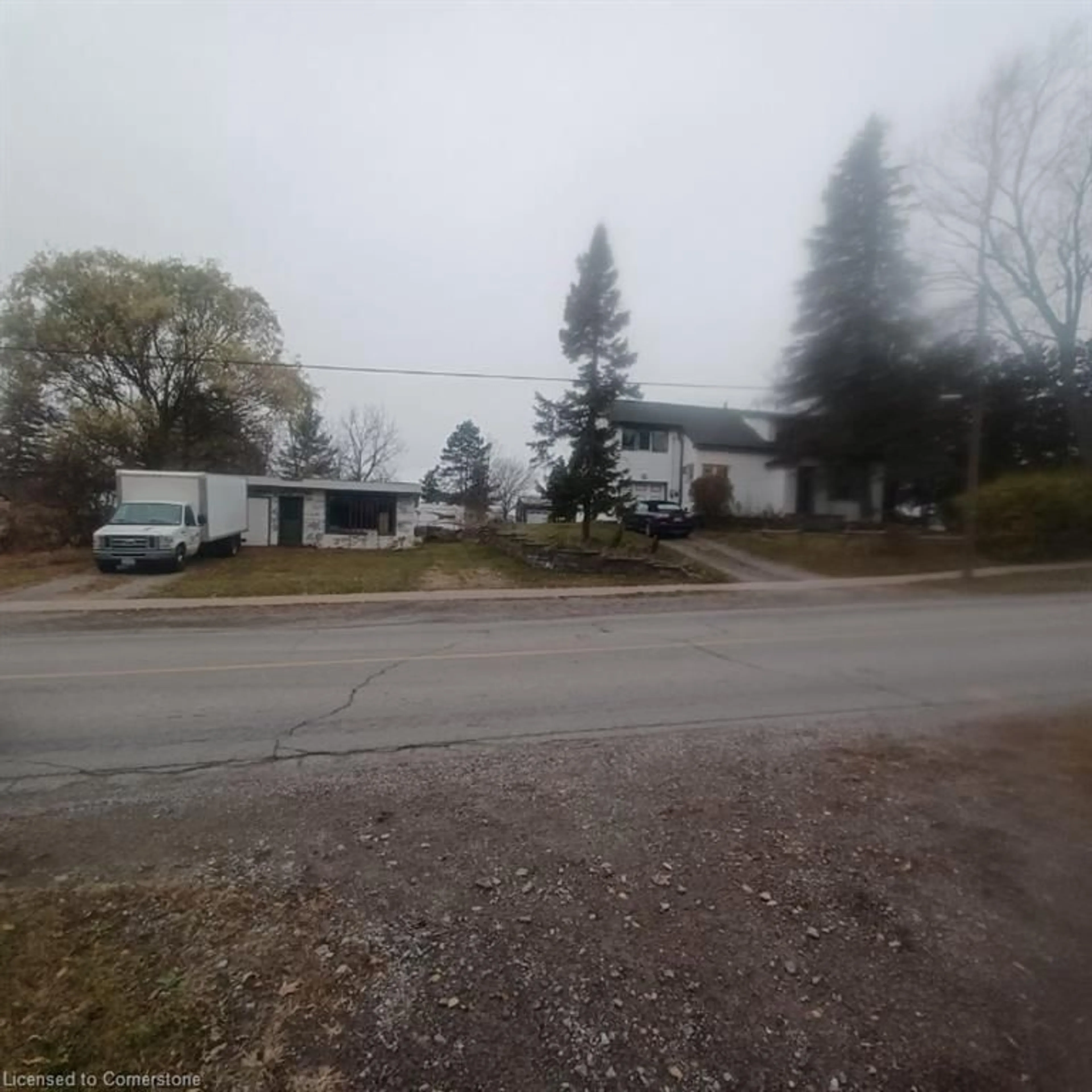 Frontside or backside of a home, the street view for 2490 St. Anns Rd, St. Anns Ontario L0R 1Y0