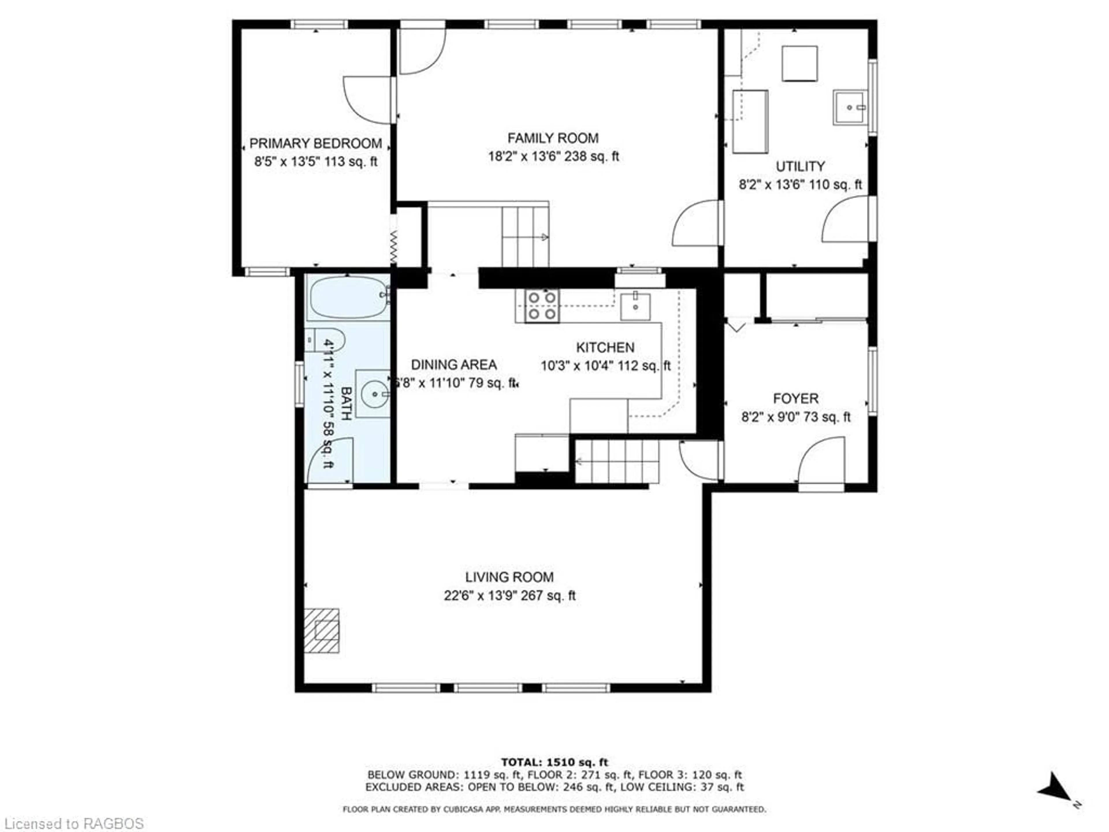 Floor plan for 87 Isthmus Bay Rd, Northern Bruce Peninsula Ontario N0H 1W0