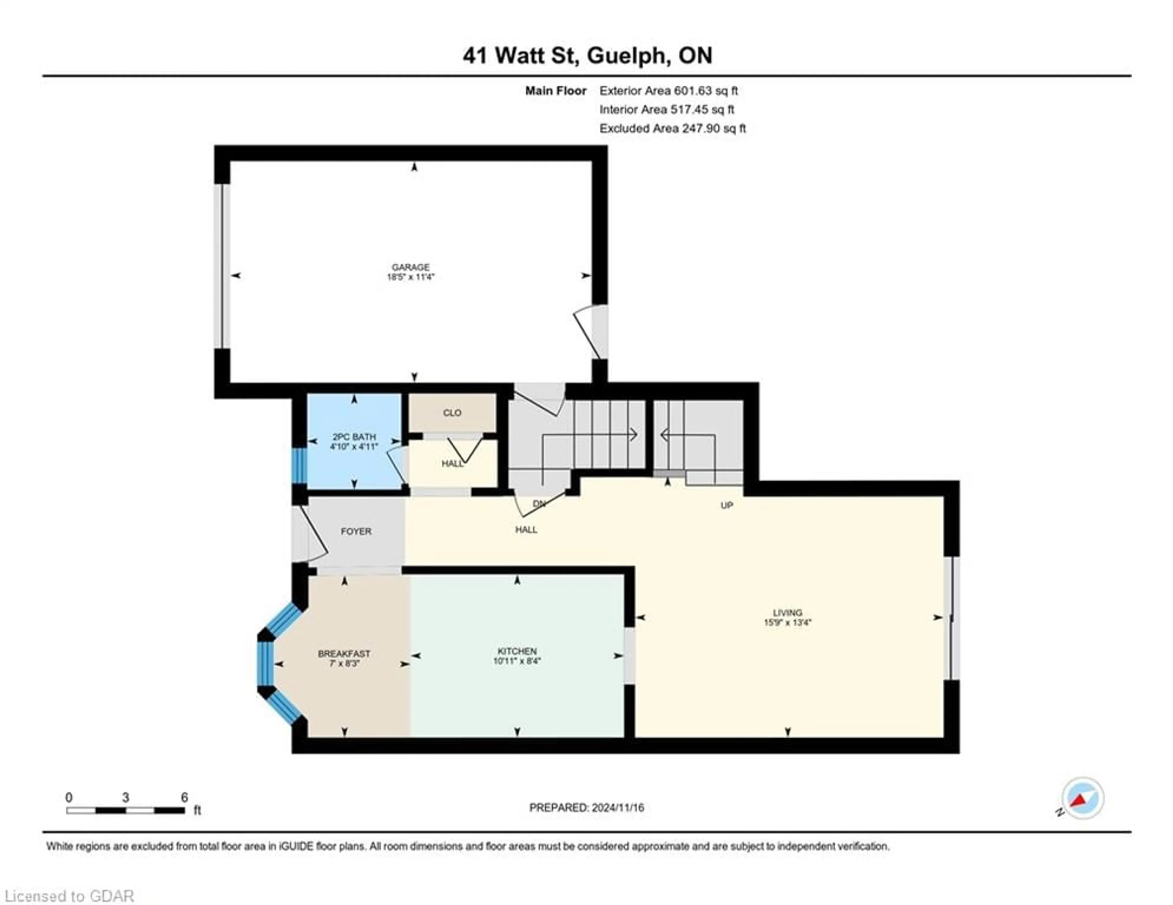 Floor plan for 41 Watt St, Guelph Ontario N1E 6W7