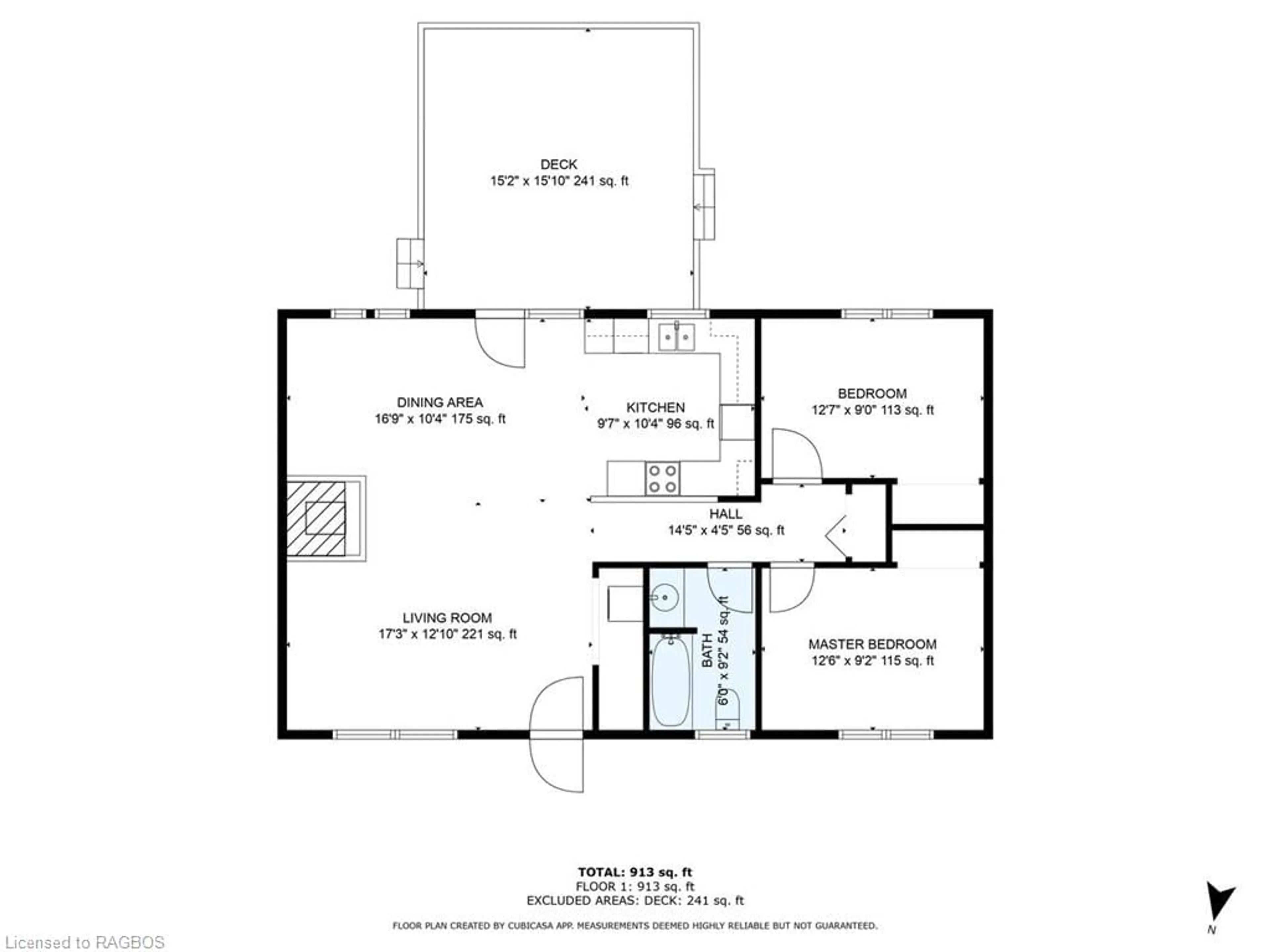 Floor plan for 26 Mary Ave, South Bruce Peninsula Ontario N0H 2T0