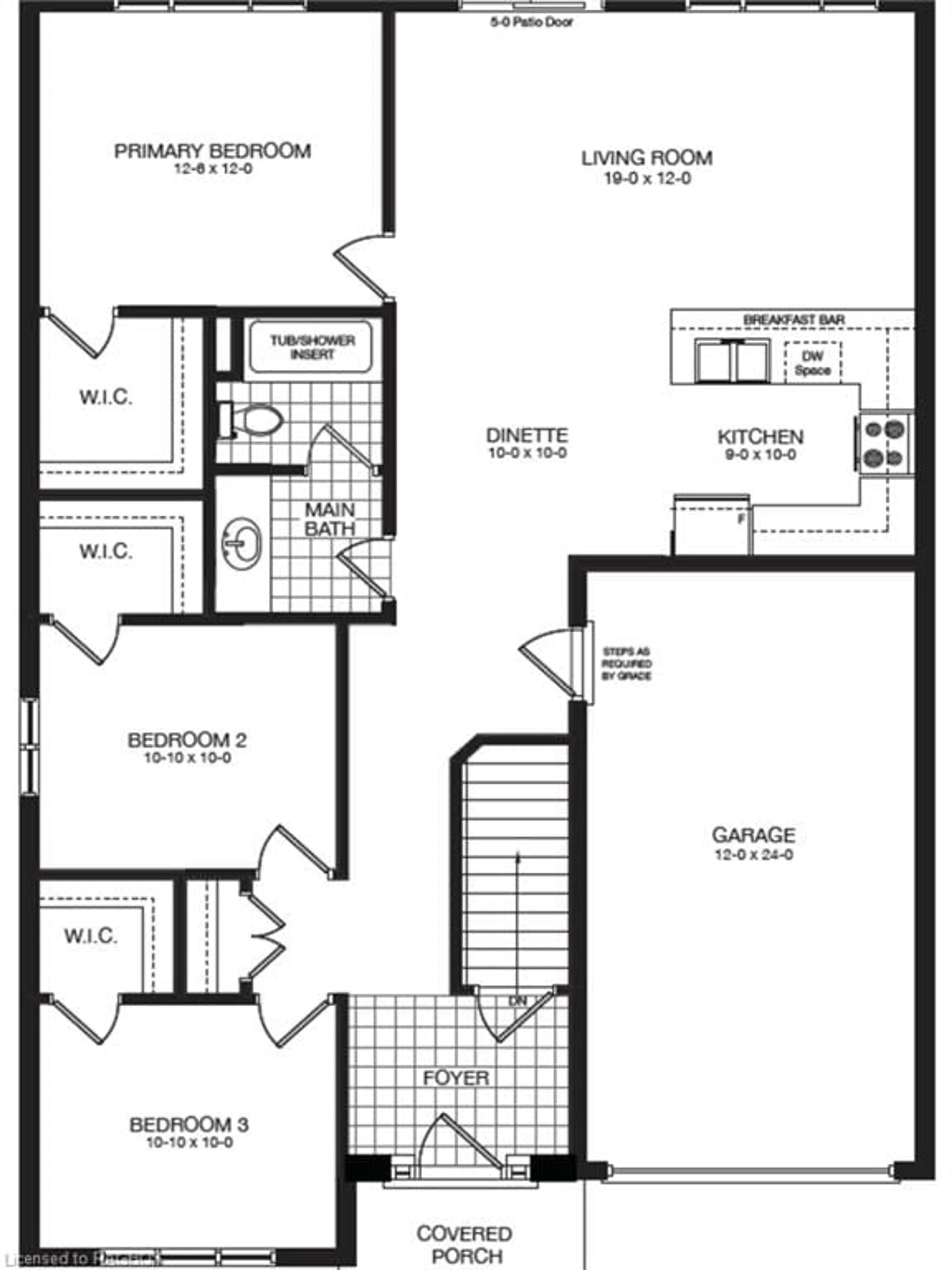 Floor plan for 380 Hawthorne St, Port Elgin Ontario N0H 2C3