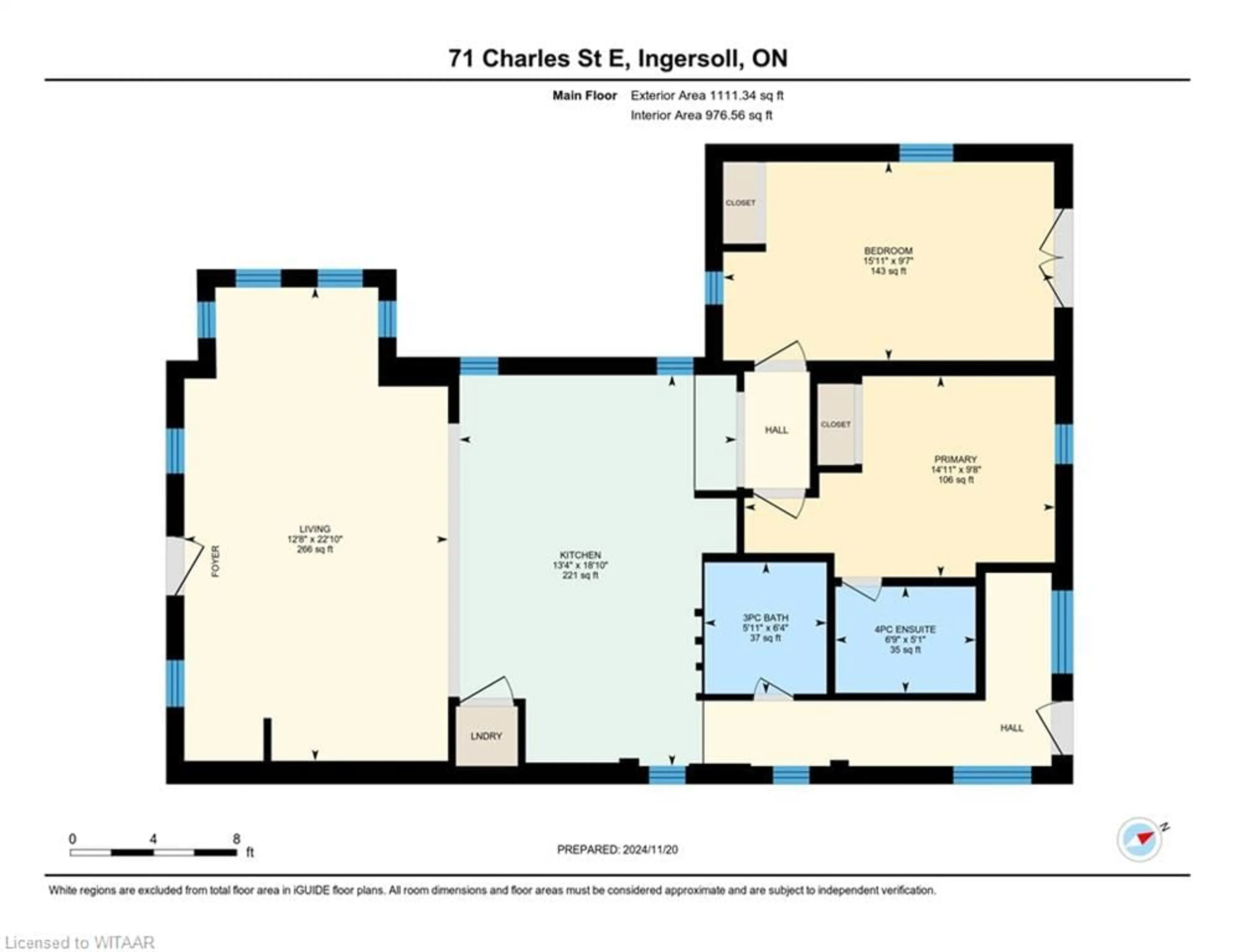 Floor plan for 71 Charles St, Ingersoll Ontario N5C 1J5