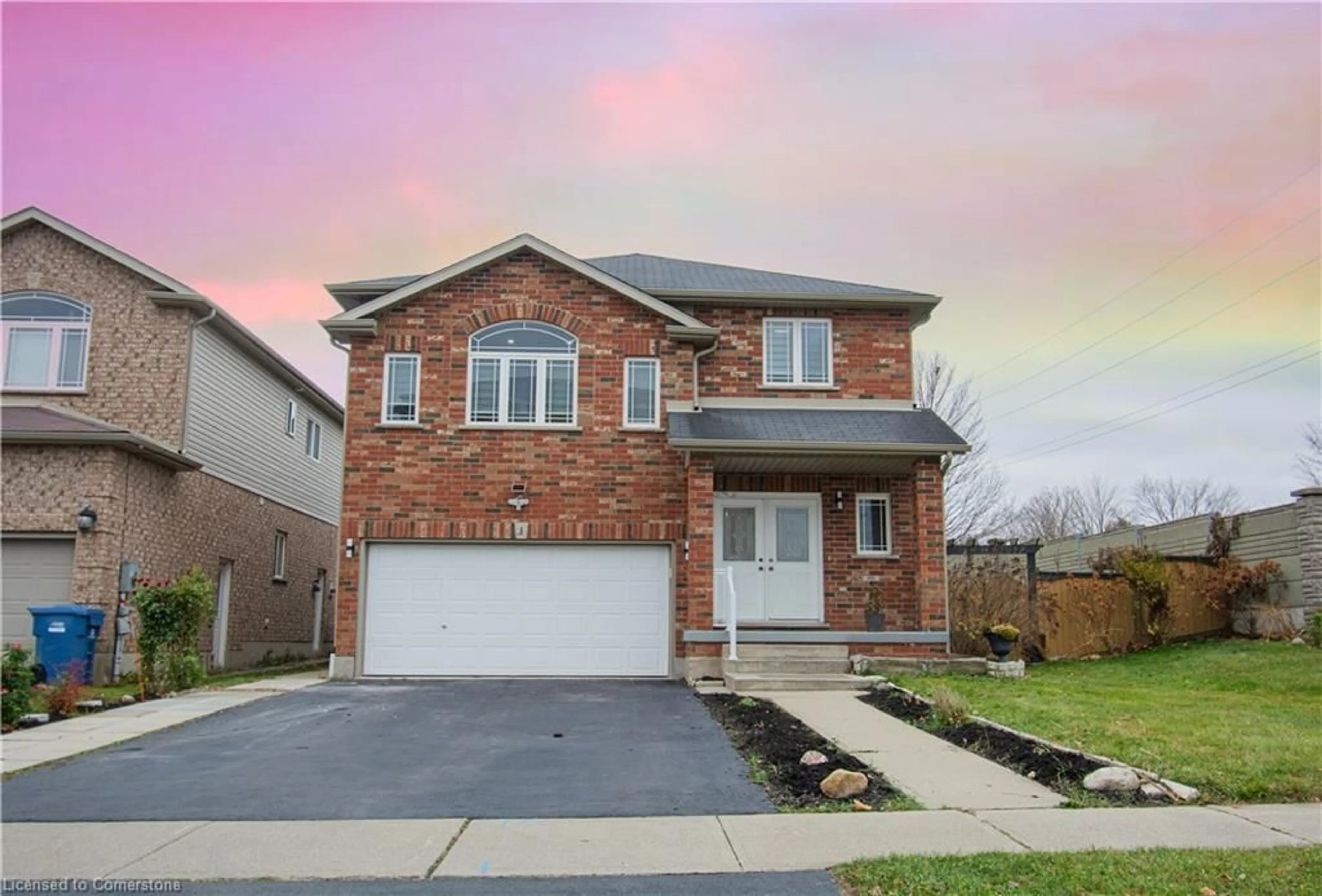 Home with brick exterior material for 1 Colonial Dr, Guelph Ontario N1L 1T7