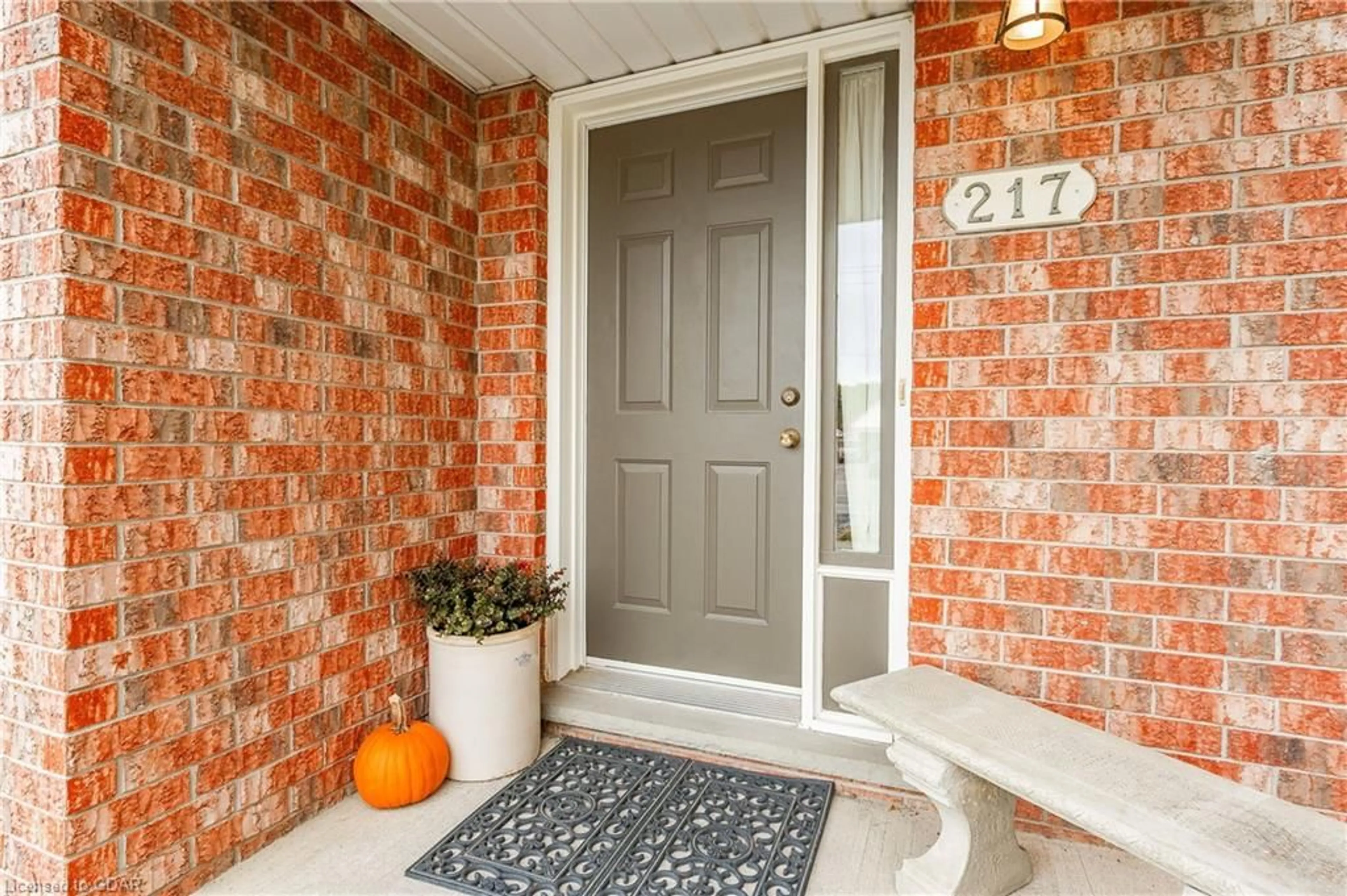 Indoor entryway, ceramic floors for 217 Elmira Rd, Guelph Ontario N1K 1R1