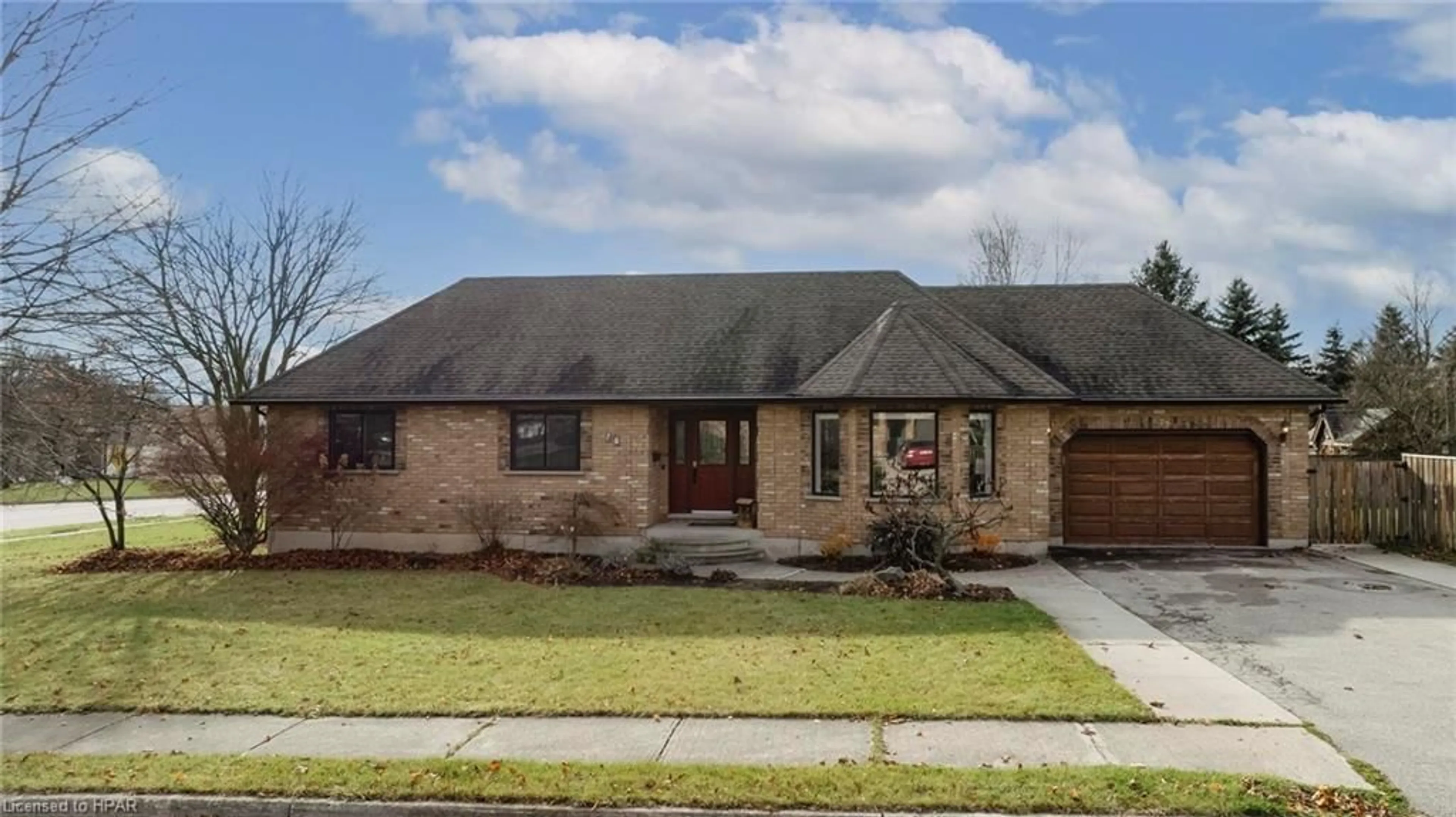 Frontside or backside of a home, the street view for 76 Napier St, Mitchell Ontario N0K 1N0