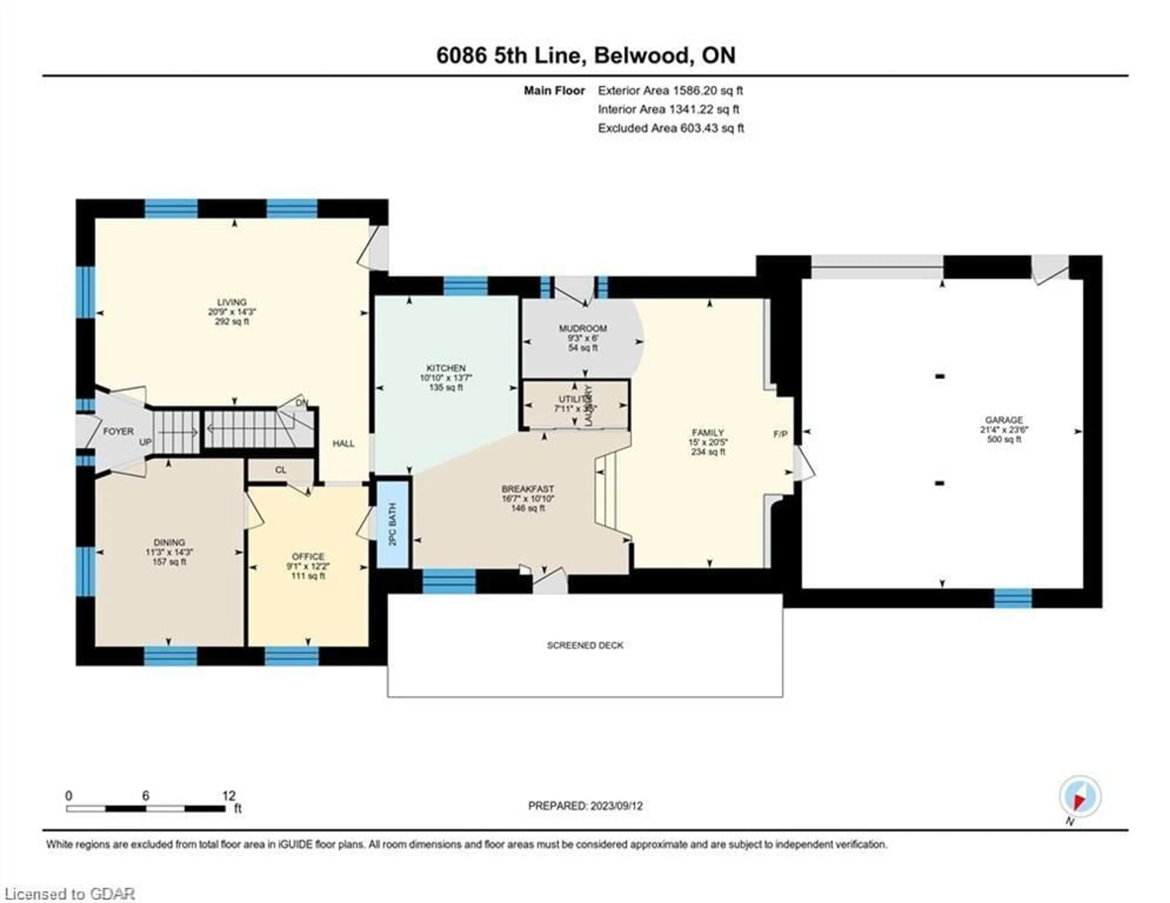 Floor plan for 6086 5th Line, Centre Wellington Ontario N0B 2K0