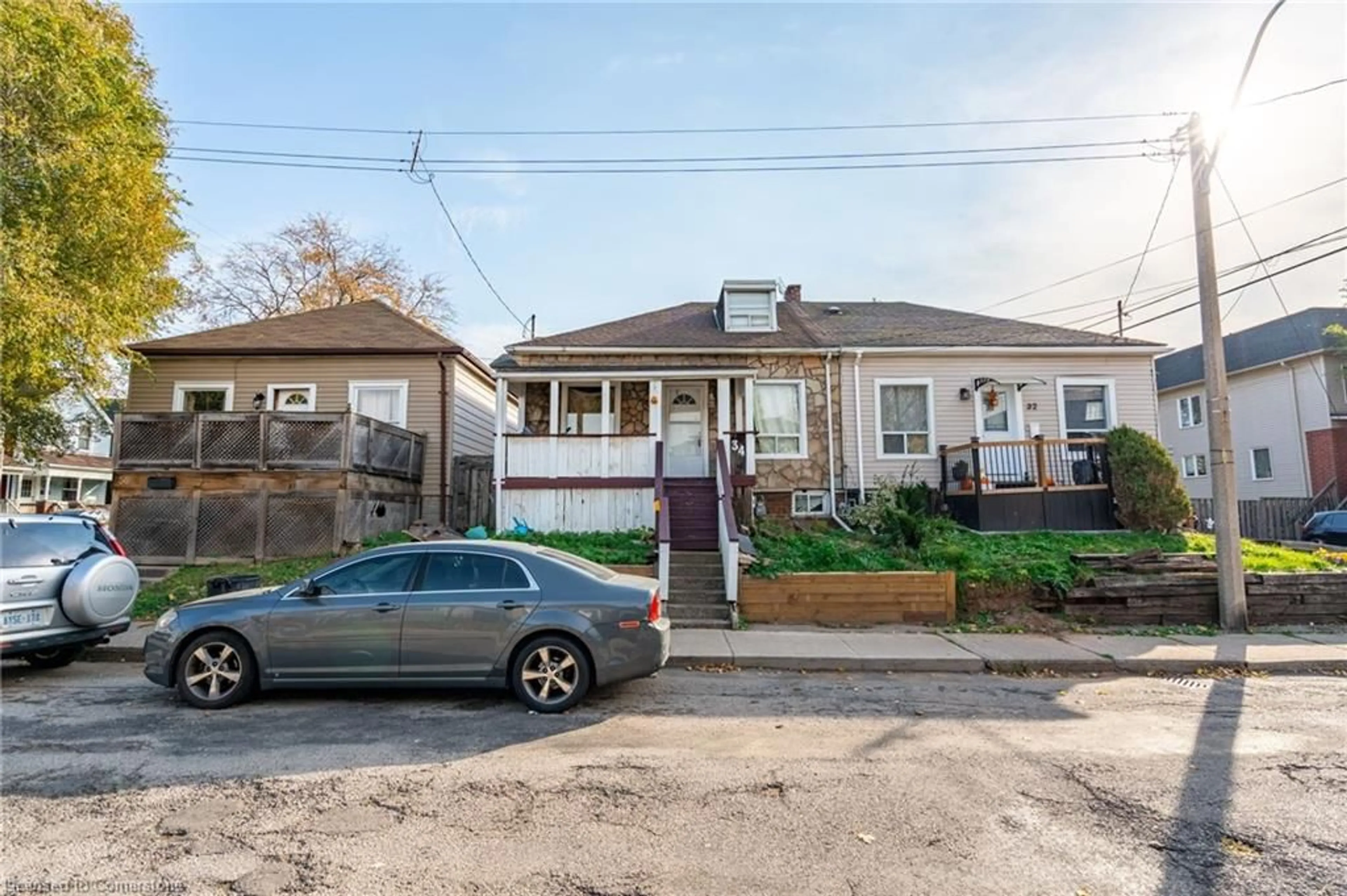 Frontside or backside of a home, the street view for 34 Douglas Ave, Hamilton Ontario L8L 5P8