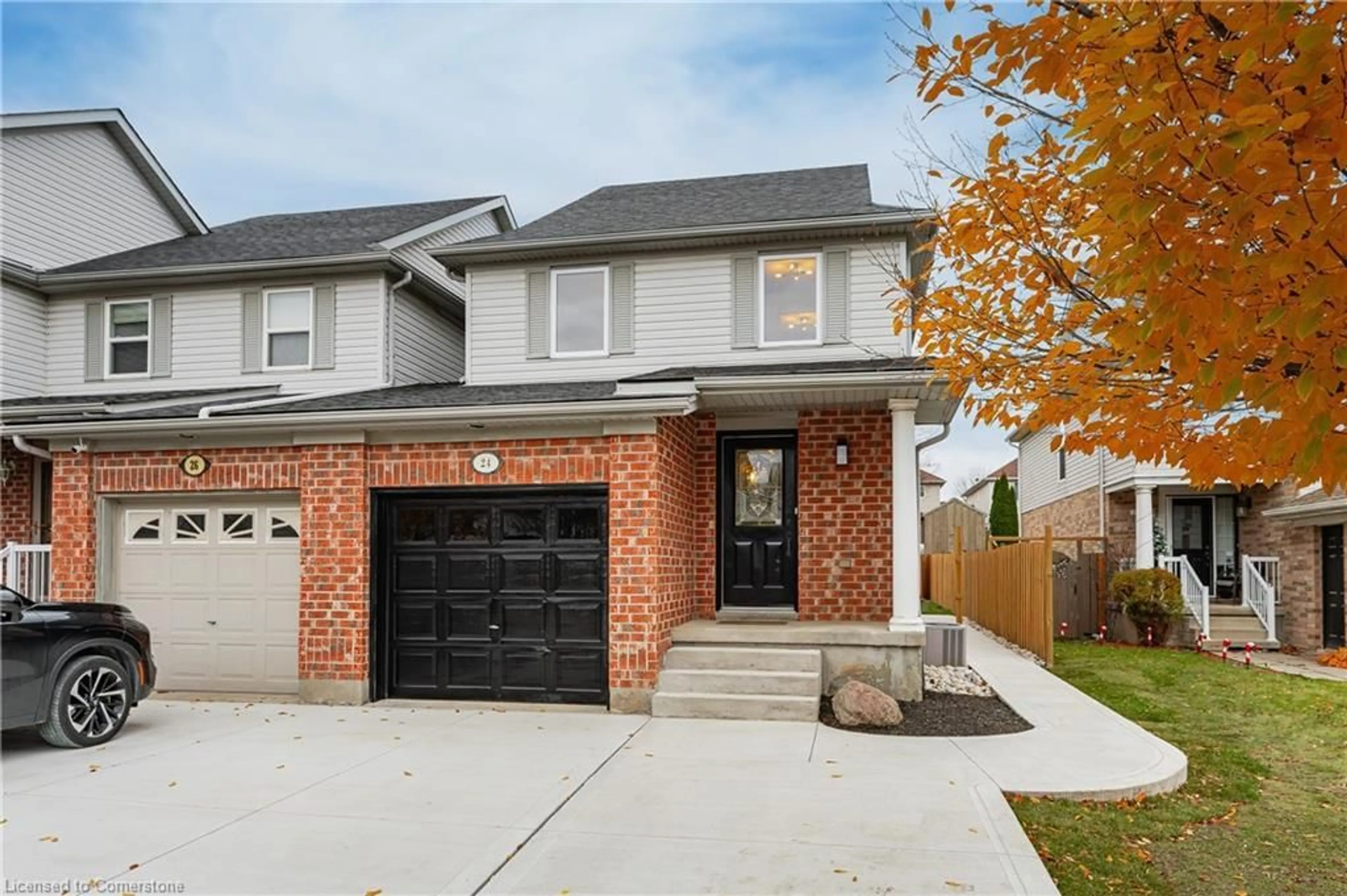 Home with brick exterior material for 24 Watch Hill Lane, Cambridge Ontario N3H 5R1