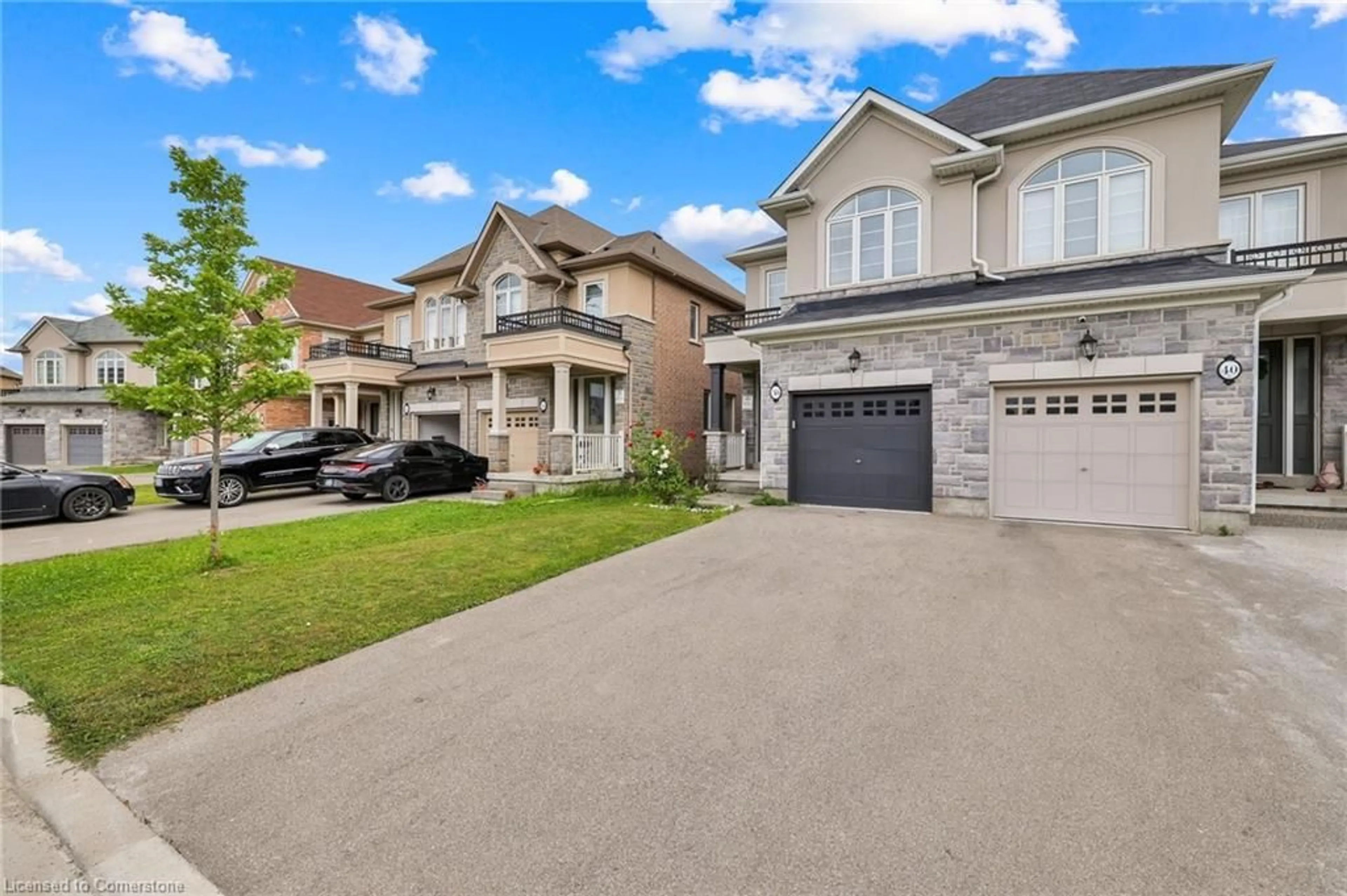 Frontside or backside of a home, the street view for 38 Narbonne Cres, Stoney Creek Ontario L8J 0J7