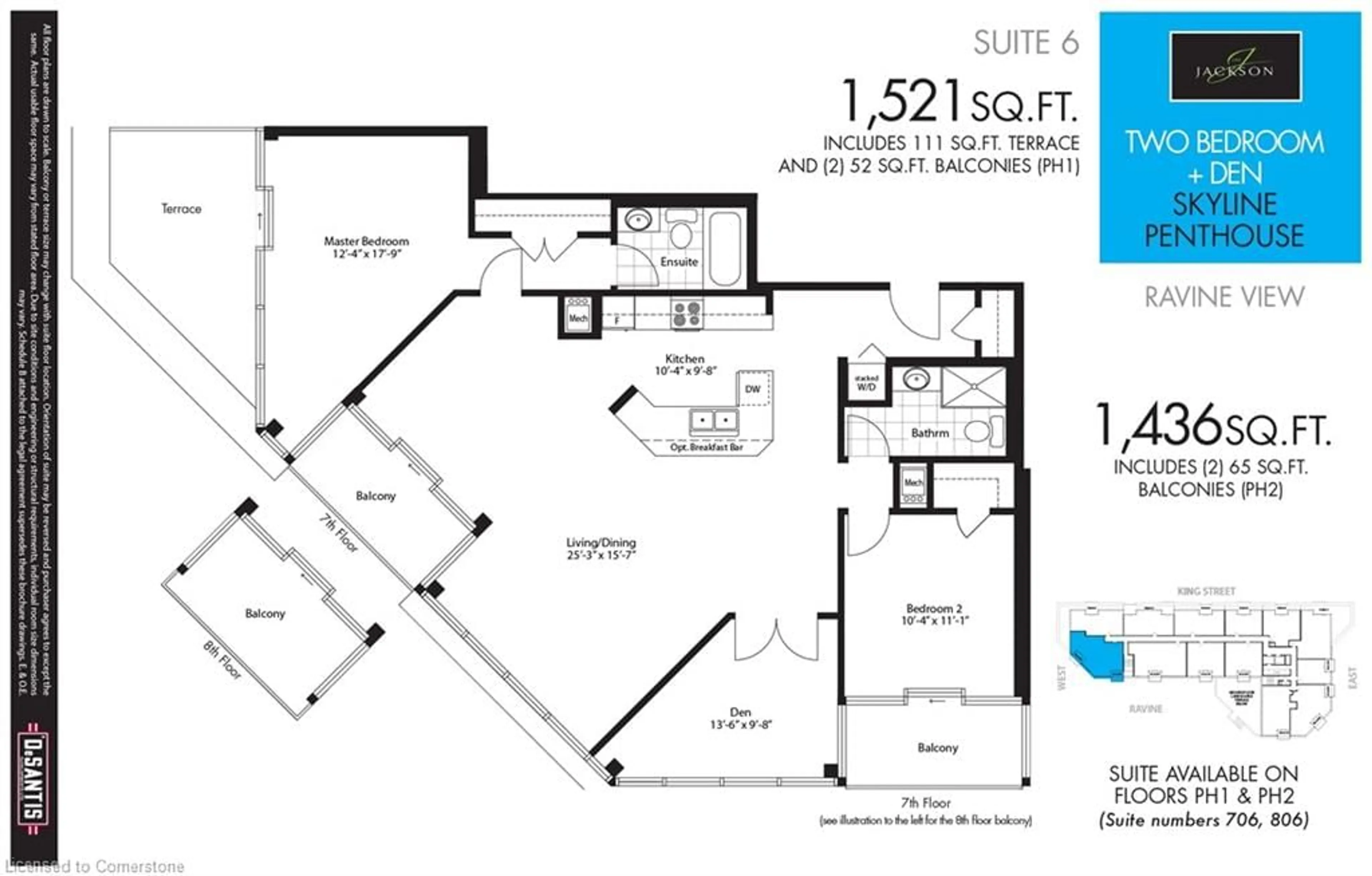 Floor plan for 2750 King St #806, Hamilton Ontario L8G 0B8