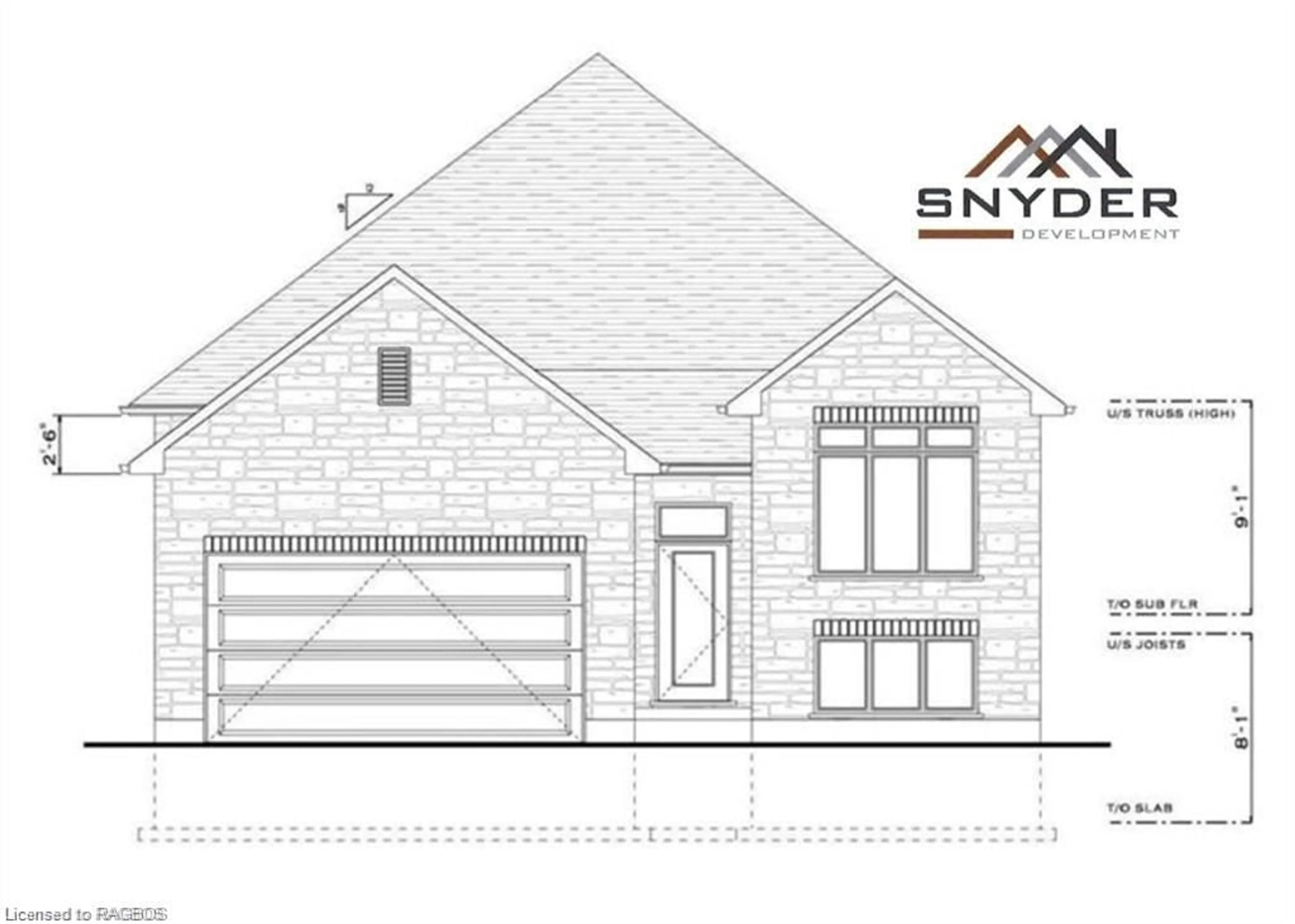 Home with brick exterior material for LOT 13 Mclean Cres, Port Elgin Ontario N0H 2C3