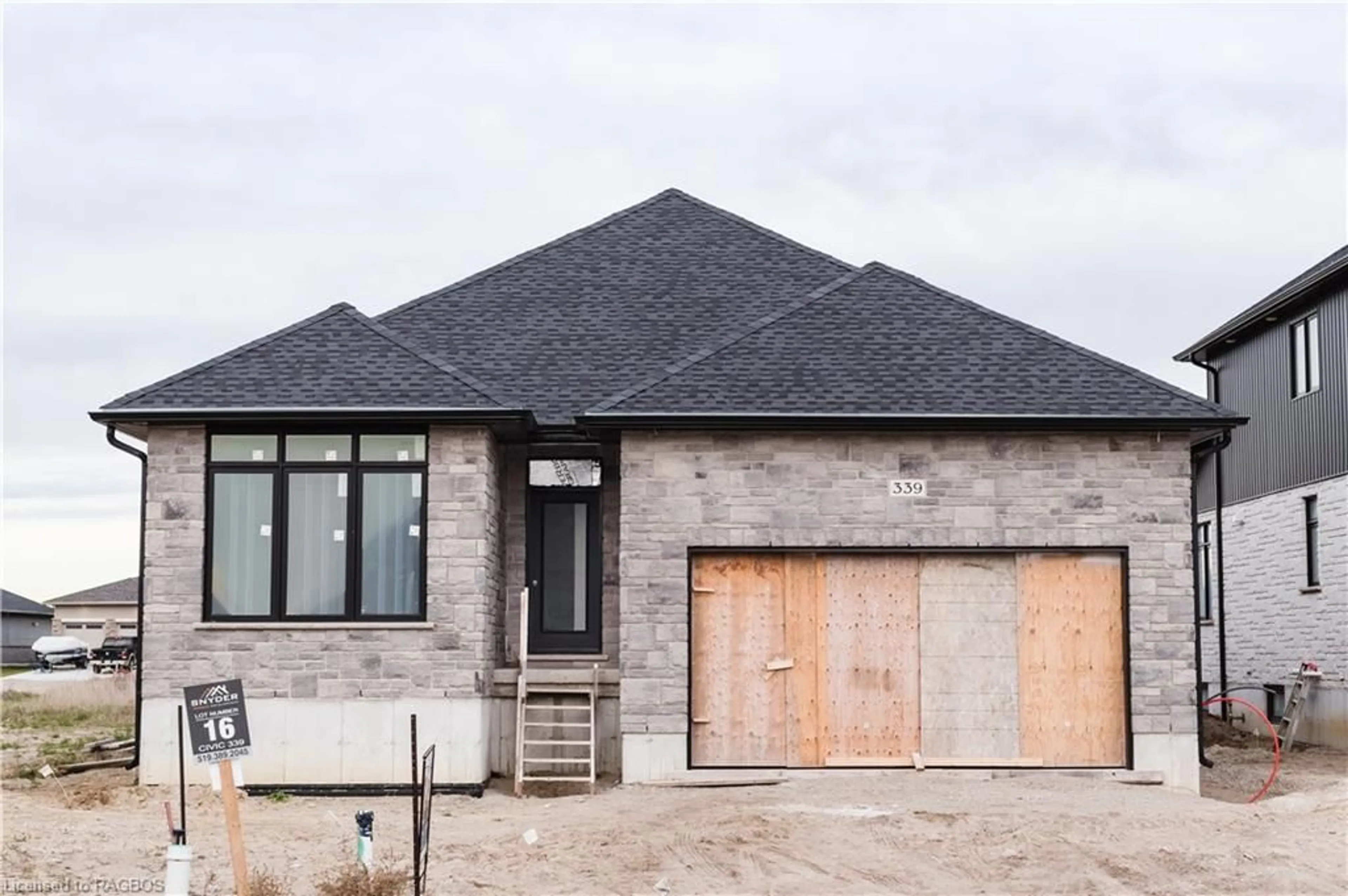 Home with brick exterior material for LOT 16 Mclean Cres, Port Elgin Ontario N0H 2C3