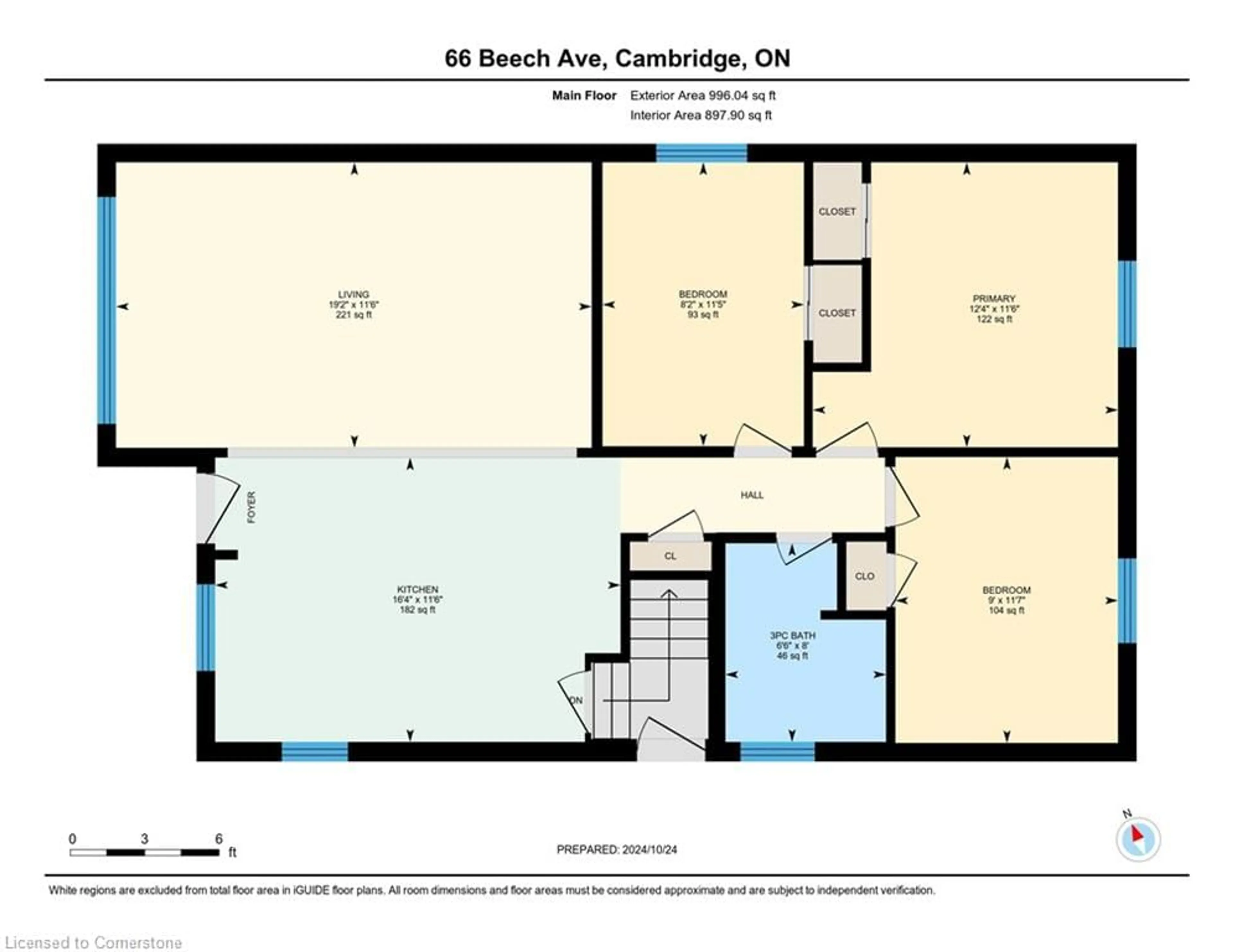 Floor plan for 66 Beech Ave, Cambridge Ontario N3C 1X5