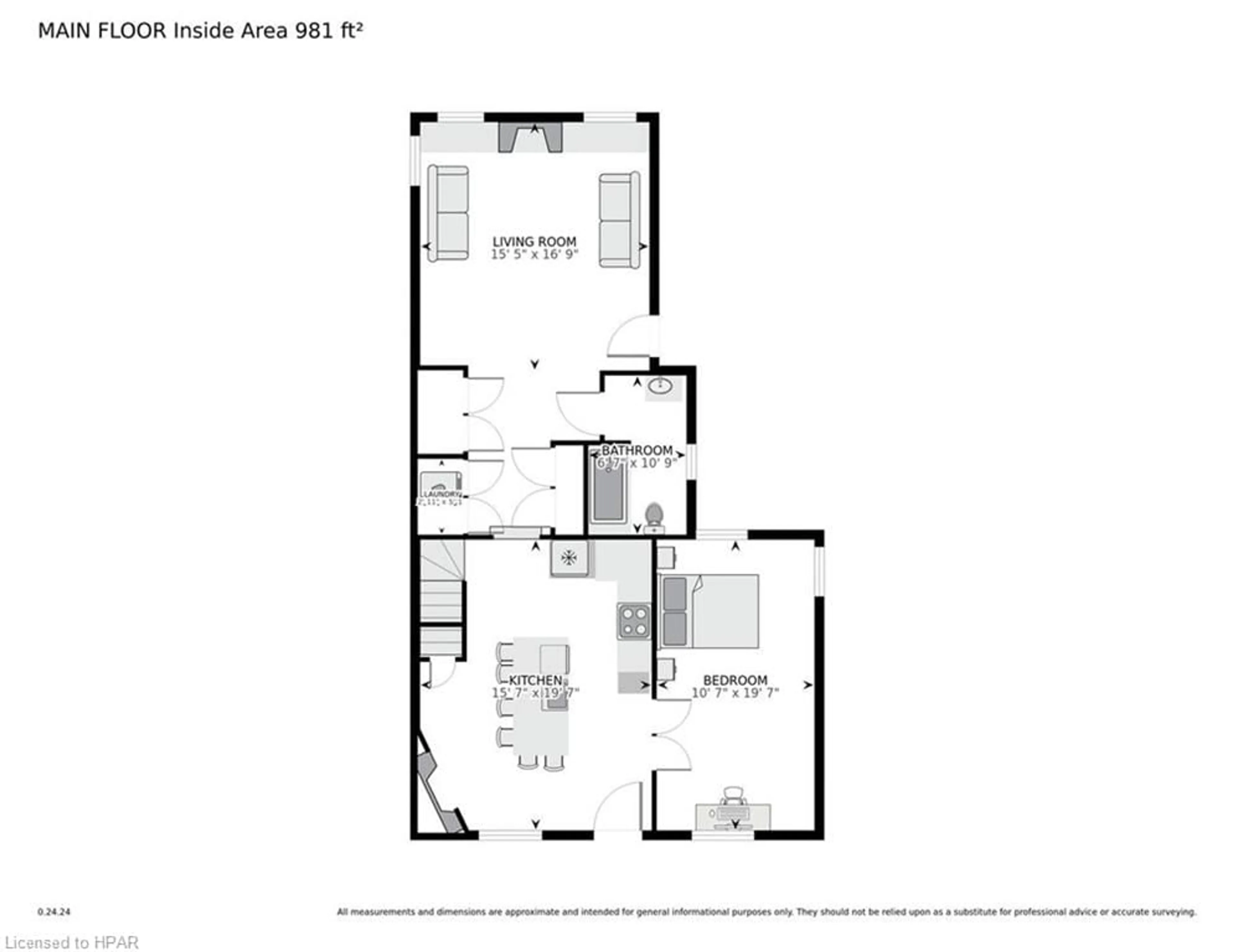 Floor plan for 497 Brunswick St, Stratford Ontario N5A 3N7