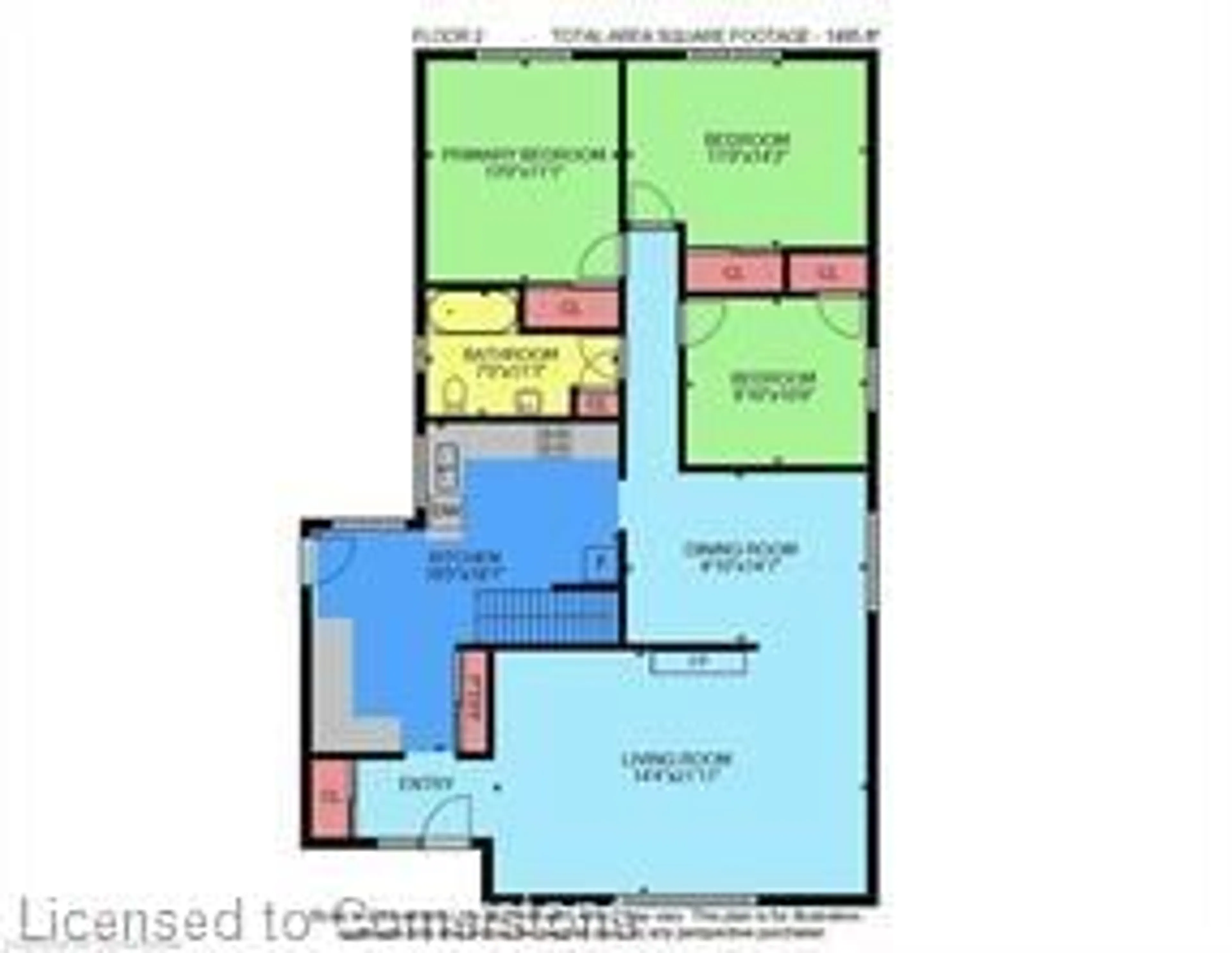 Floor plan for 166 Rifle Range Rd, Hamilton Ontario L8S 3B6