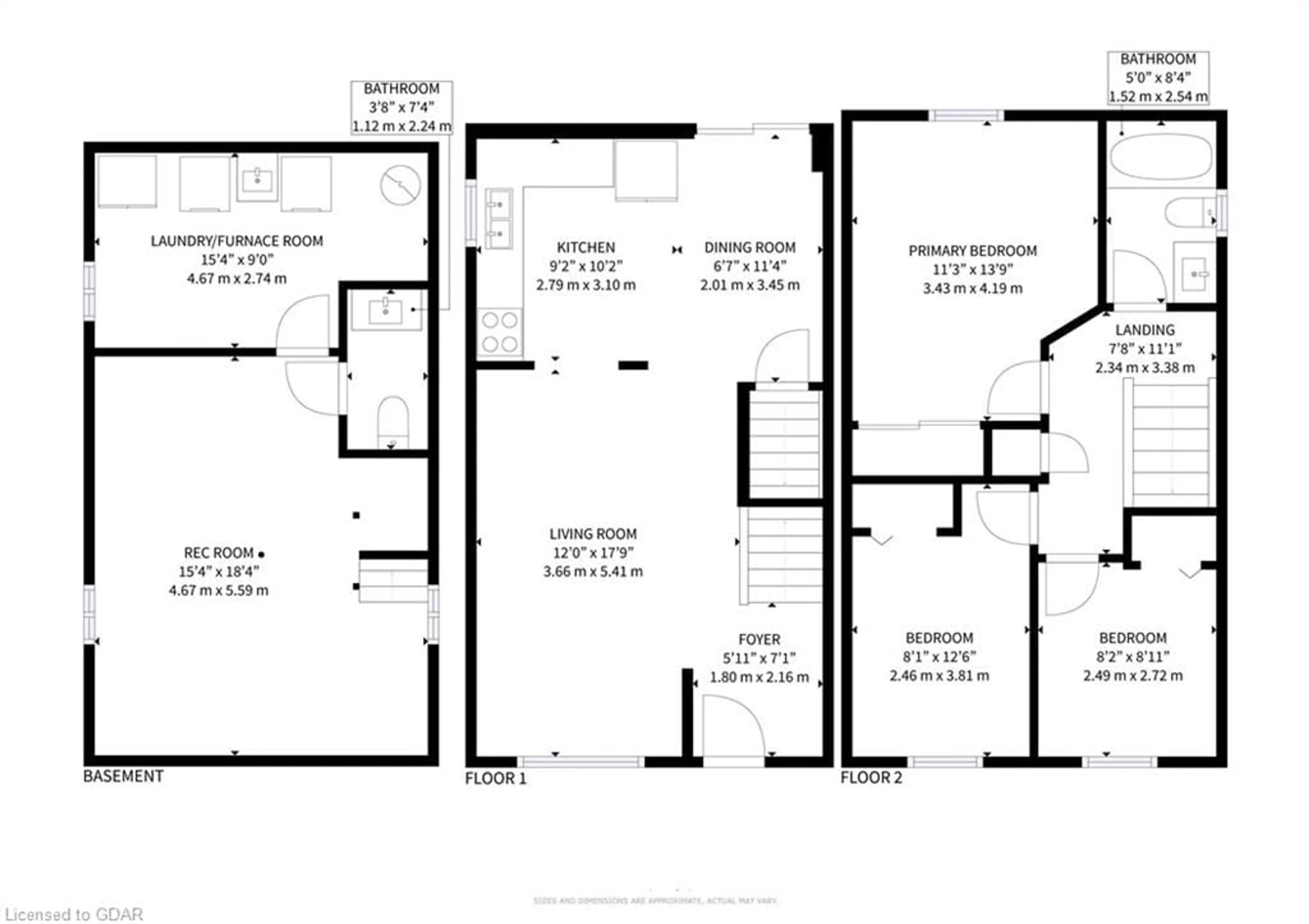 Floor plan for 71 Watt St, Guelph Ontario N1E 6W6