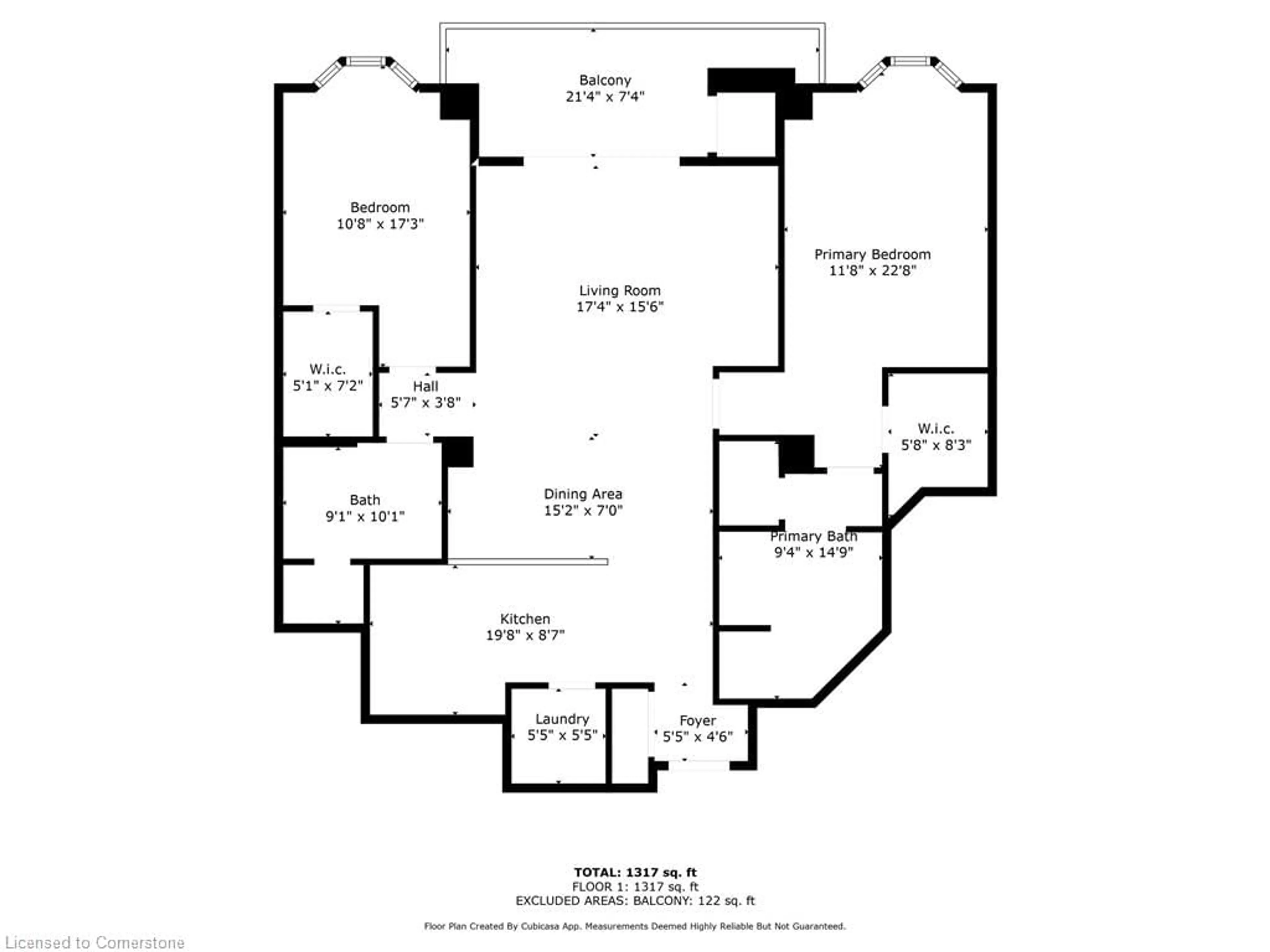 Floor plan for 1477 Lakeshore Rd #304, Burlington Ontario L7S 1B5