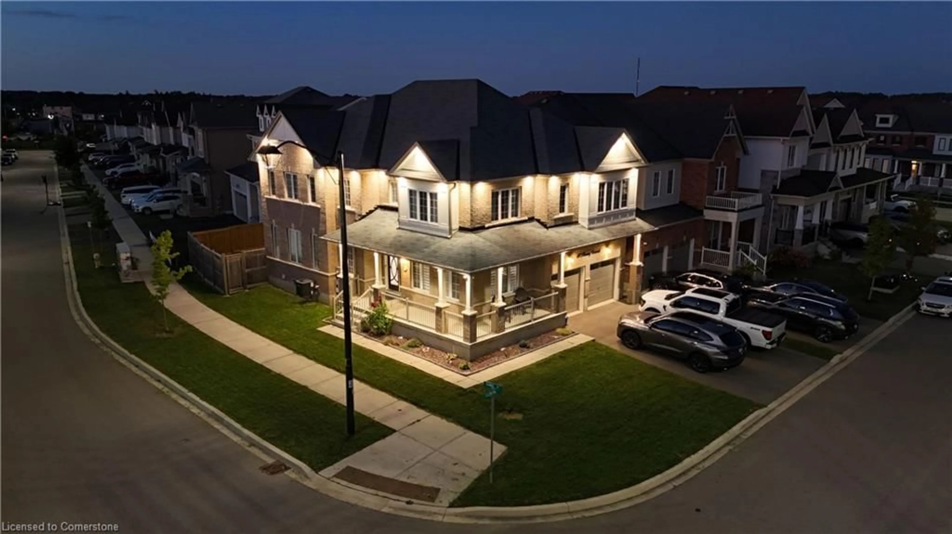 A pic from exterior of the house or condo, the street view for 60 Fleming Cres, Caledonia Ontario N3W 1E3