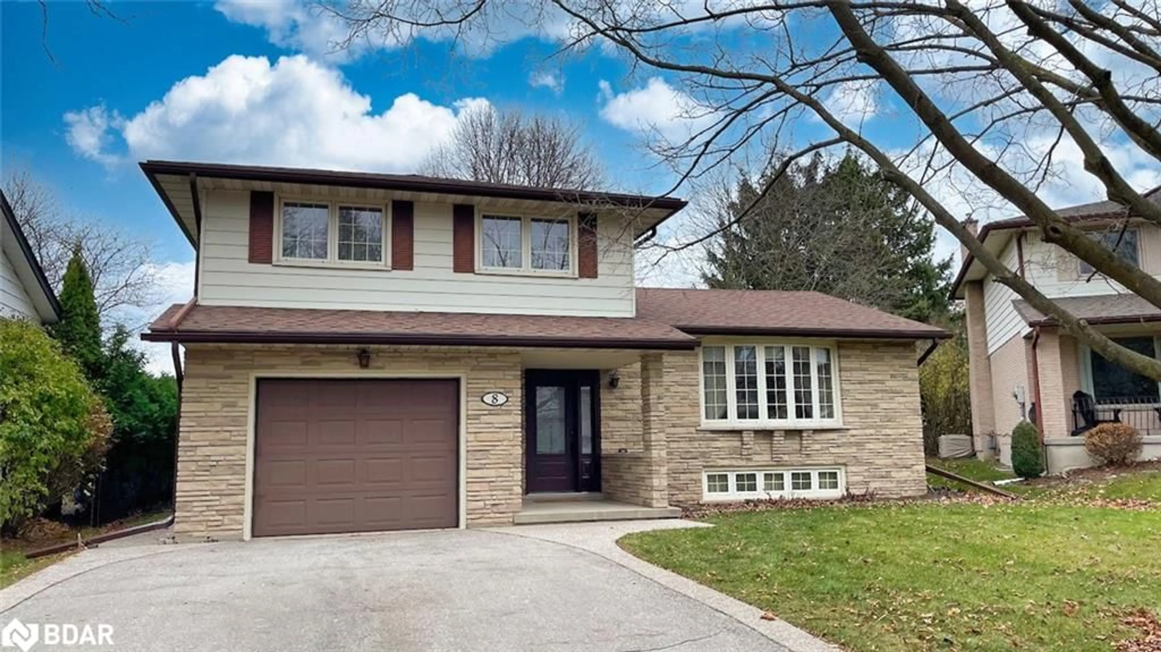 Home with brick exterior material for 8 Champlain Pl, Guelph Ontario N1G 3C2