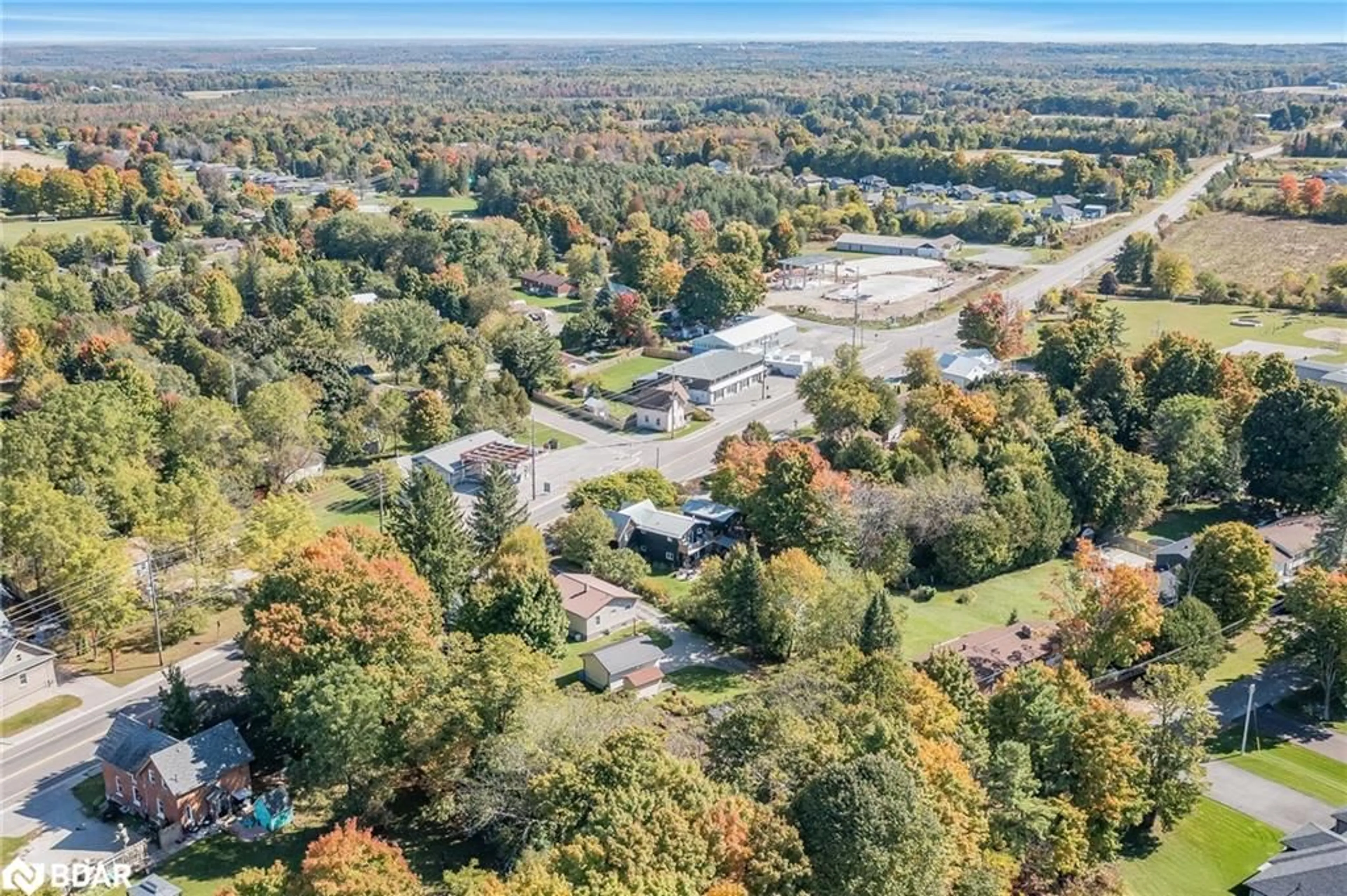 A pic from outside/outdoor area/front of a property/back of a property/a pic from drone, water/lake/river/ocean view for 9832 Highway 12, Oro-Medonte Ontario L0E 1K0