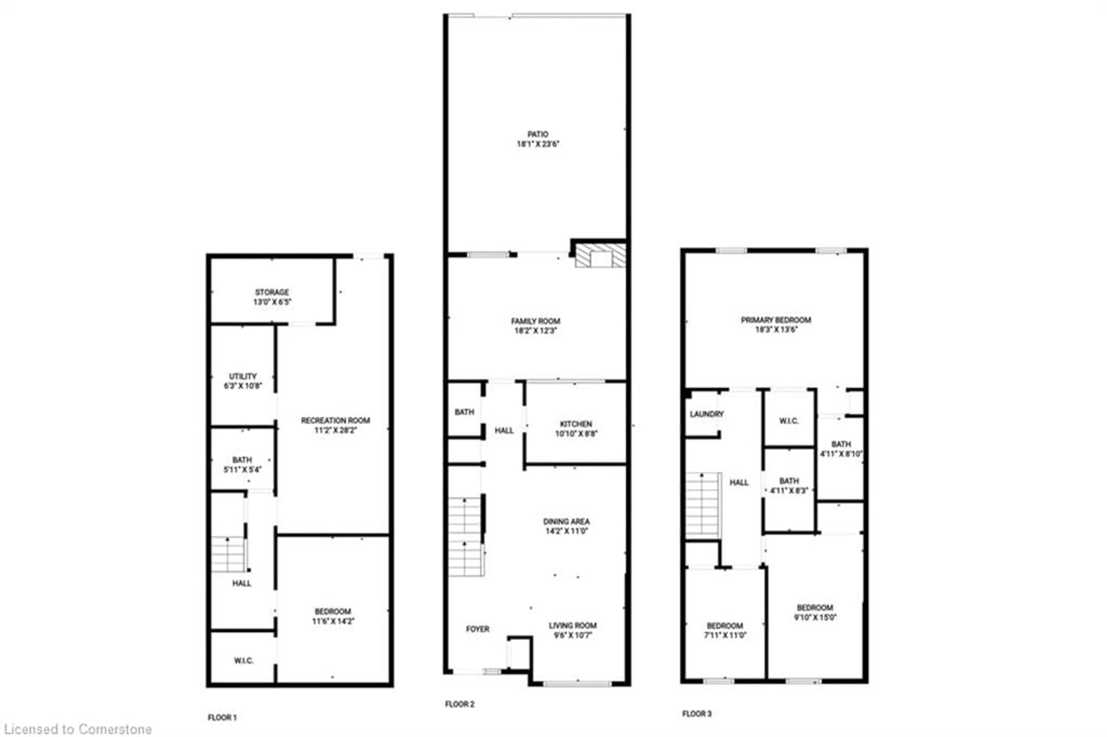 Floor plan for 2052 Brant St #2, Burlington Ontario L7P 3A6